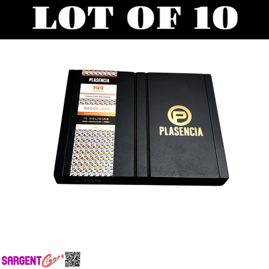 Lot of 10 Plasencia 149 Cosecha Toro Empty Wooden Cigar Boxes 9.5x7.5x1.25 (L)