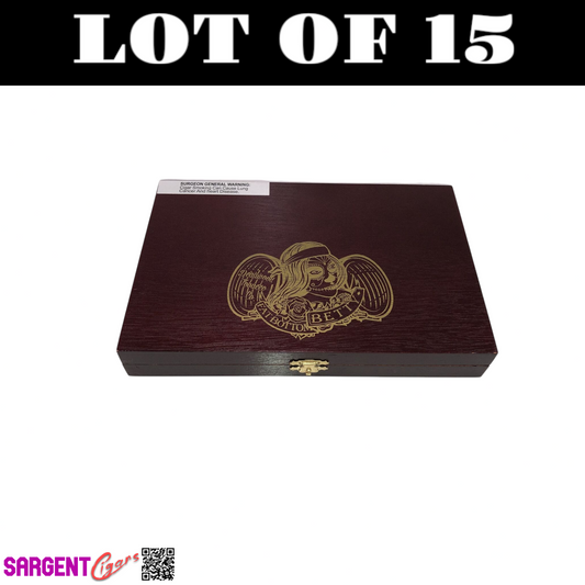 Lot of 15 Fat Bottom Betty Robusto Empty Wooden Cigar Boxes 9.5x6.5x1.5 H