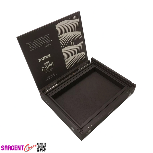 Plasencia Alma Del Campo Quajiro Brown Empty Wooden Cigar Box 10x8.25x1.5