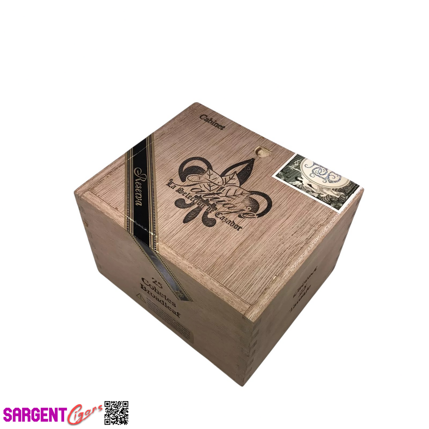 Tatuaje Cabinet Cohetes Empty Wooden Cigar Box 5.5x4.75x3.75