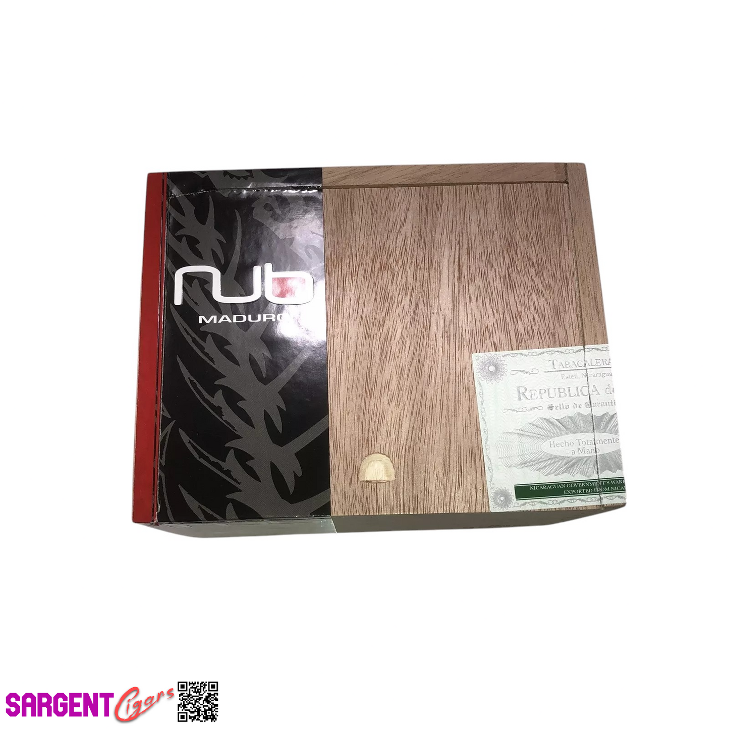 Oliva Nub Maduro Series Empty Wooden Cigar Box 6.25x5x4.25