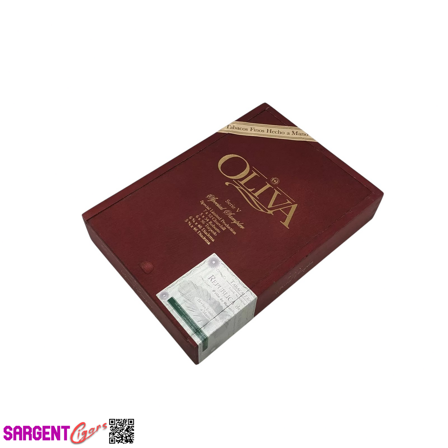 Oliva Special Sampler Empty Wooden Cigar Box 5.5x8x1.5