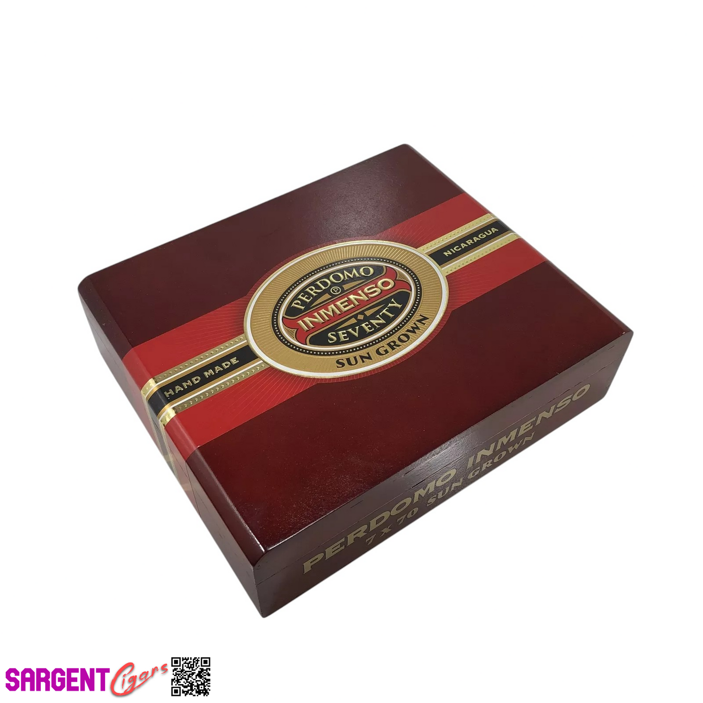 Perdomo Inmenso 7x70 Sungrown Empty Wooden Cigar Box 9.75x8x2.75