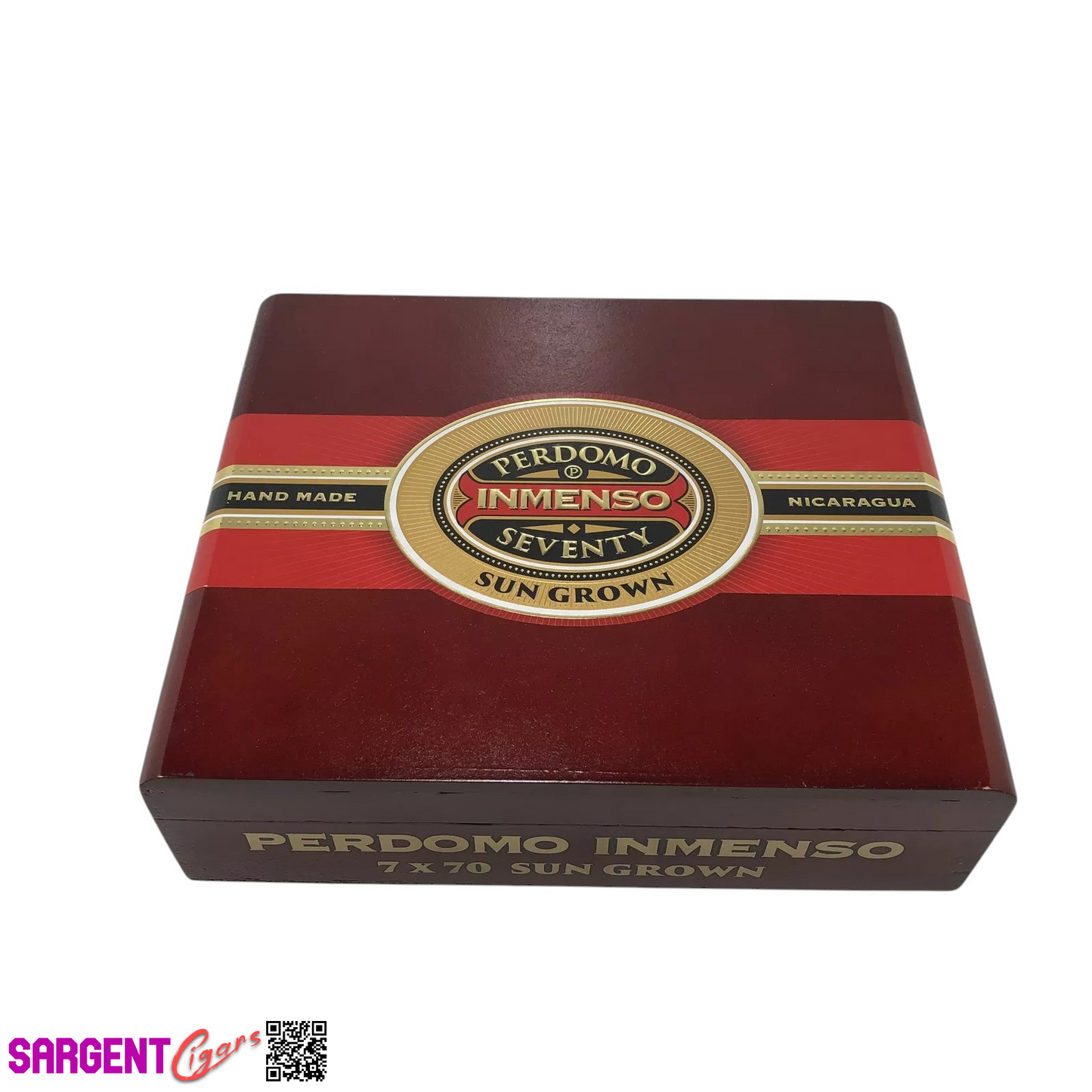 Perdomo Inmenso 7x70 Sungrown Empty Wooden Cigar Box 9.75x8x2.75
