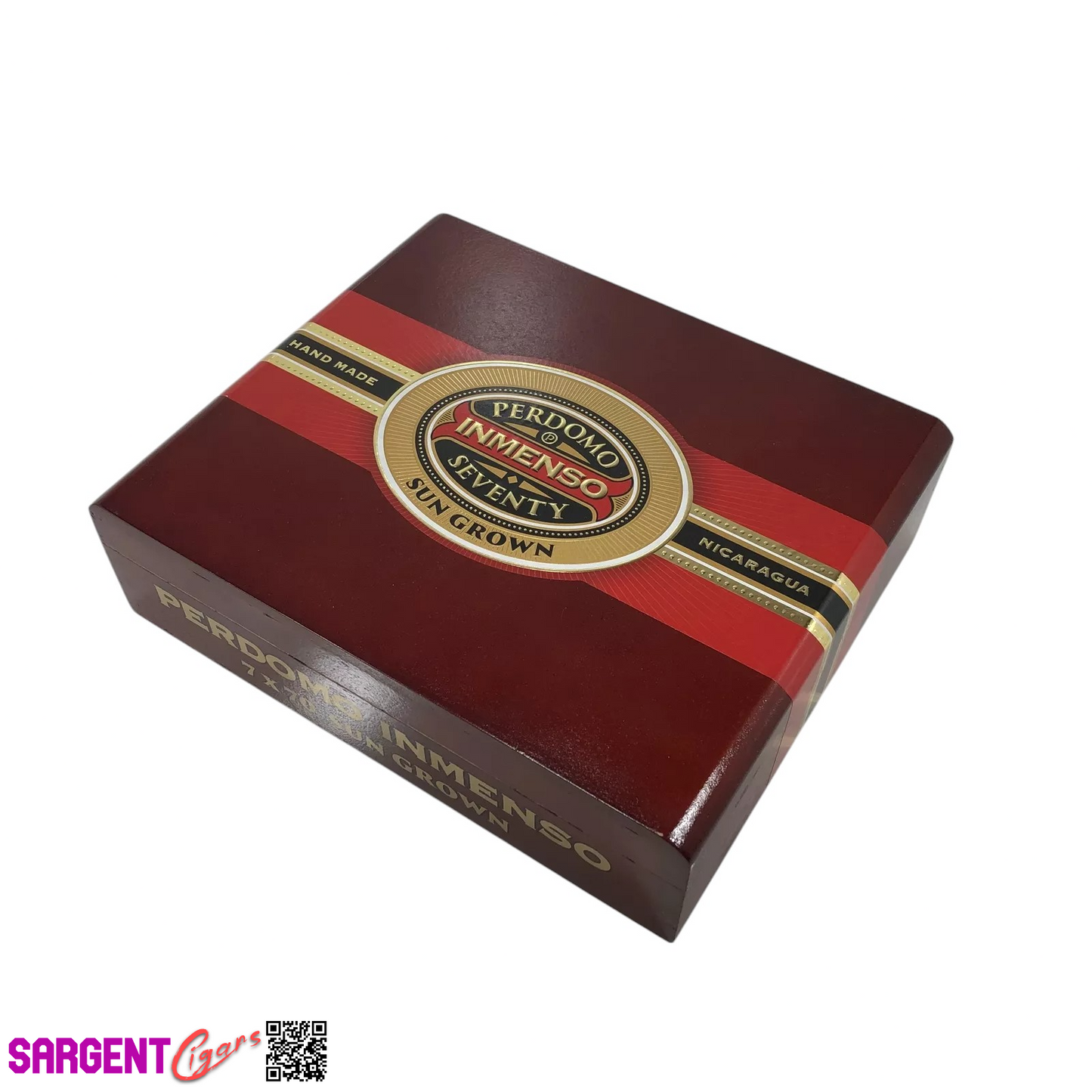 Perdomo Inmenso 7x70 Sungrown Empty Wooden Cigar Box 9.75x8x2.75