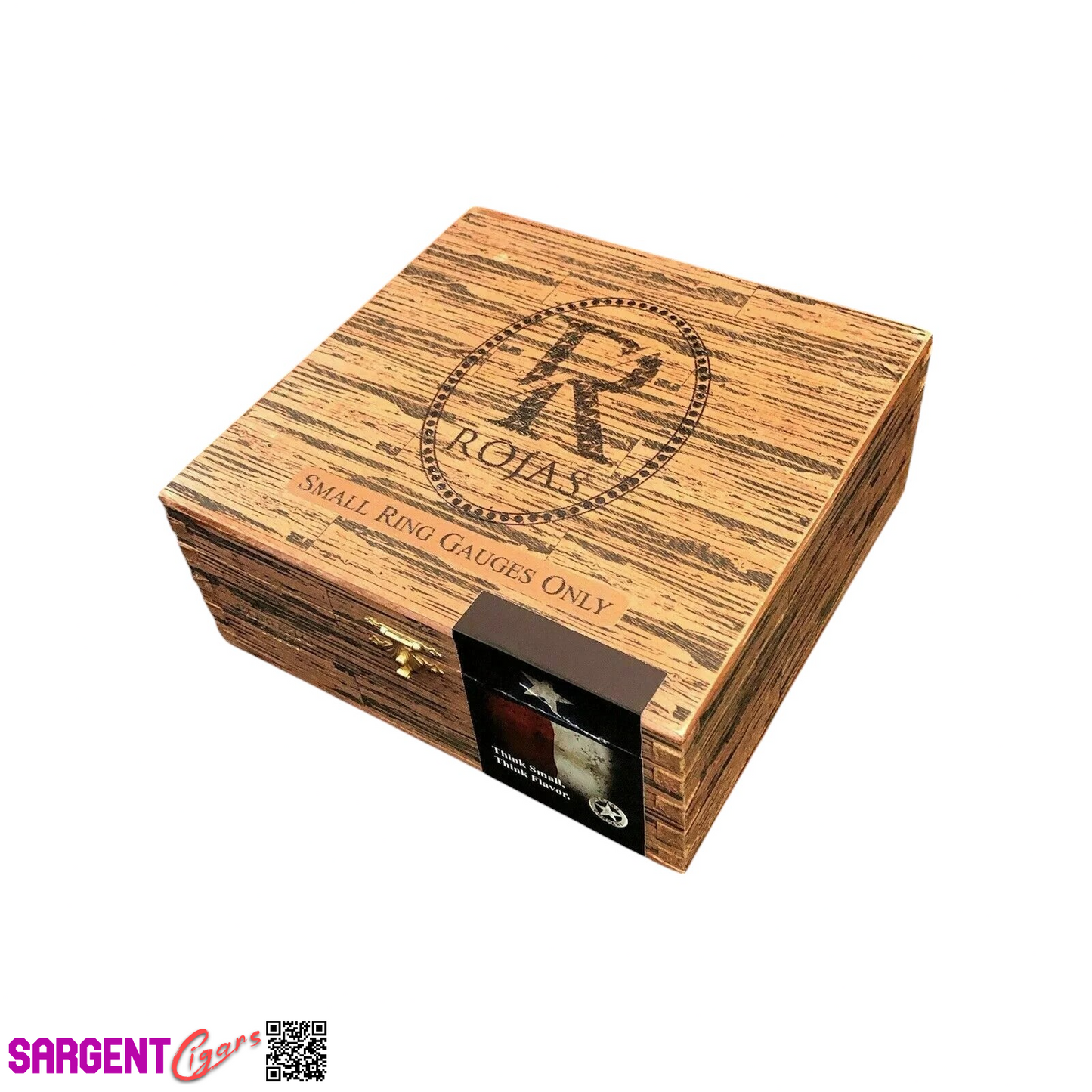 Rojas Robusto Maduro Empty Wooden Cigar Box 6.5x6x2.75