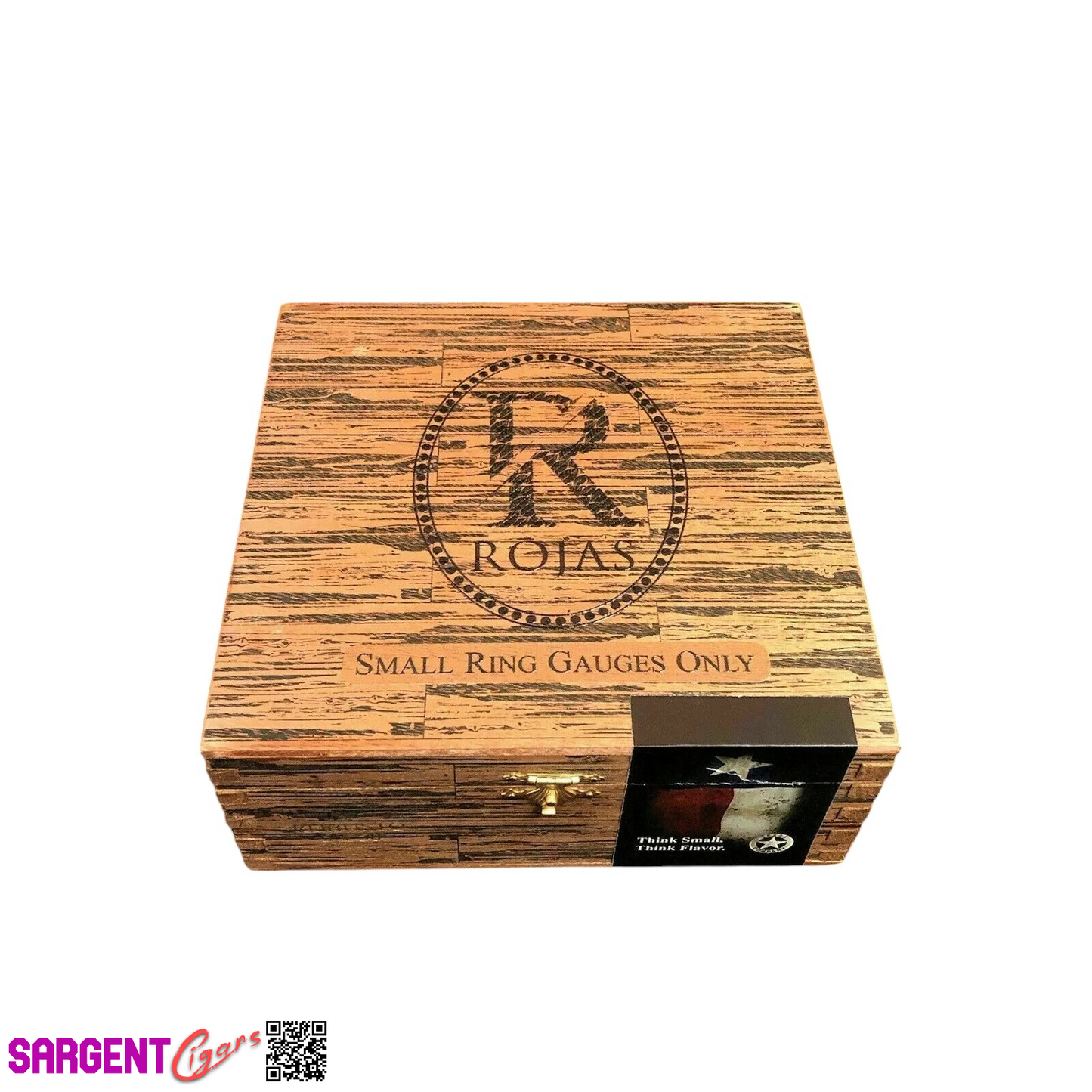 Rojas Robusto Maduro Empty Wooden Cigar Box 6.5x6x2.75