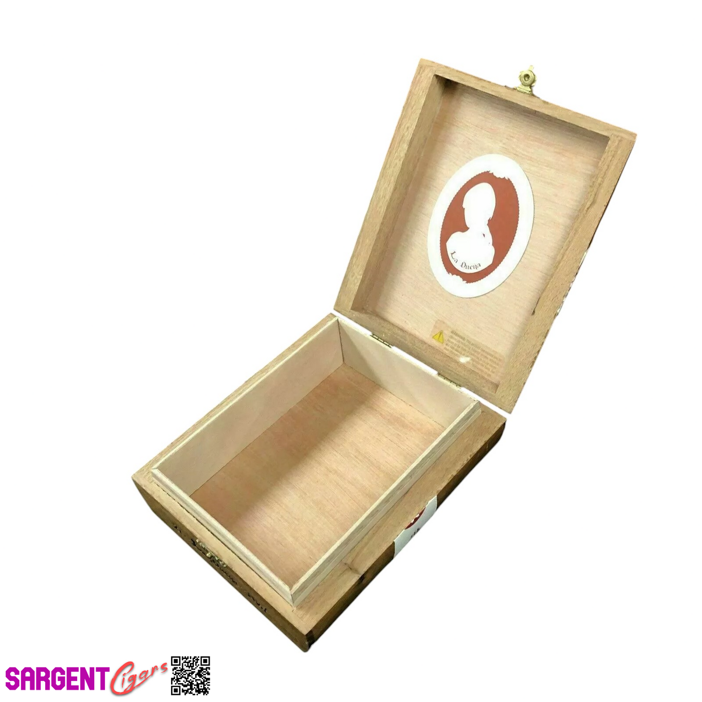 My Father Cigars La Duena No7 Empty Wooden Cigar Box 6x7x2.5