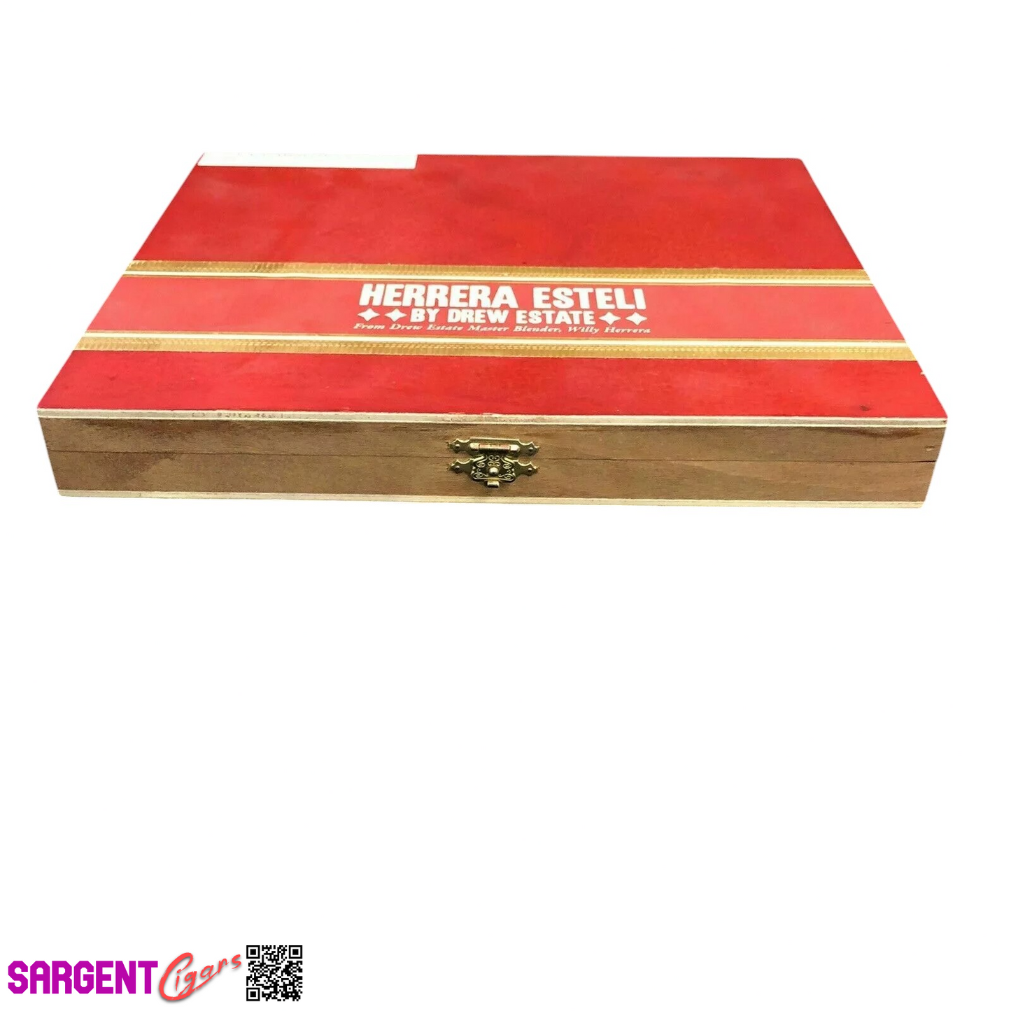 Herrera Esteli Lancero Empty Wooden Cigar Box 10x8x1