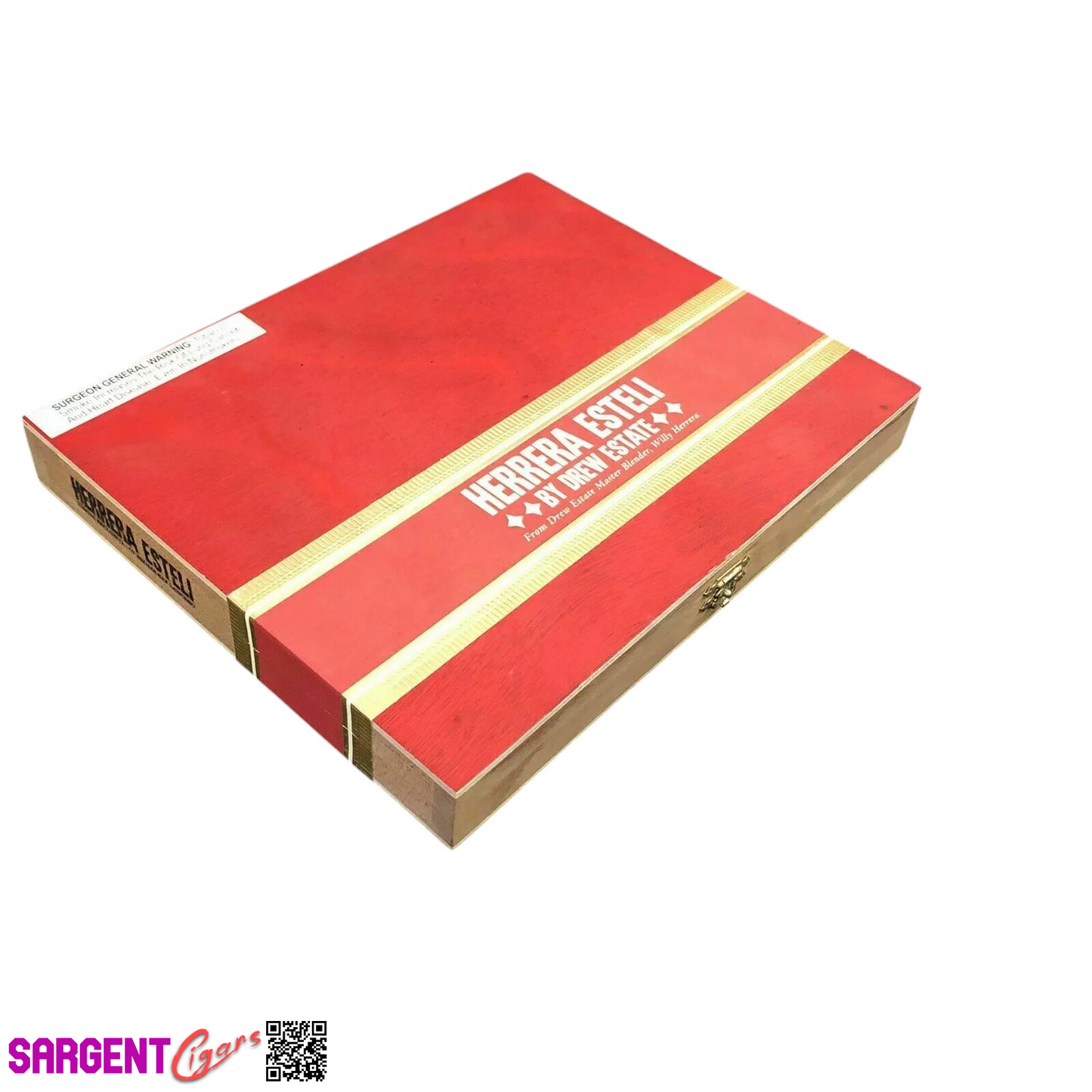 Herrera Esteli Lancero Empty Wooden Cigar Box 10x8x1