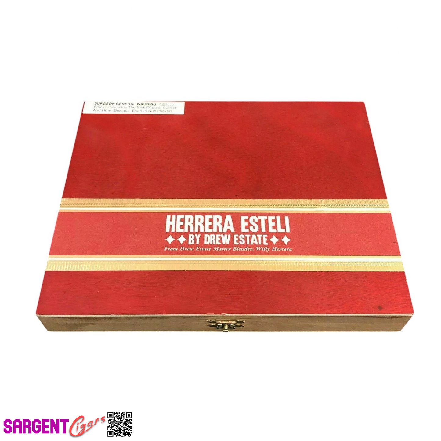 Herrera Esteli Lancero Empty Wooden Cigar Box 10x8x1