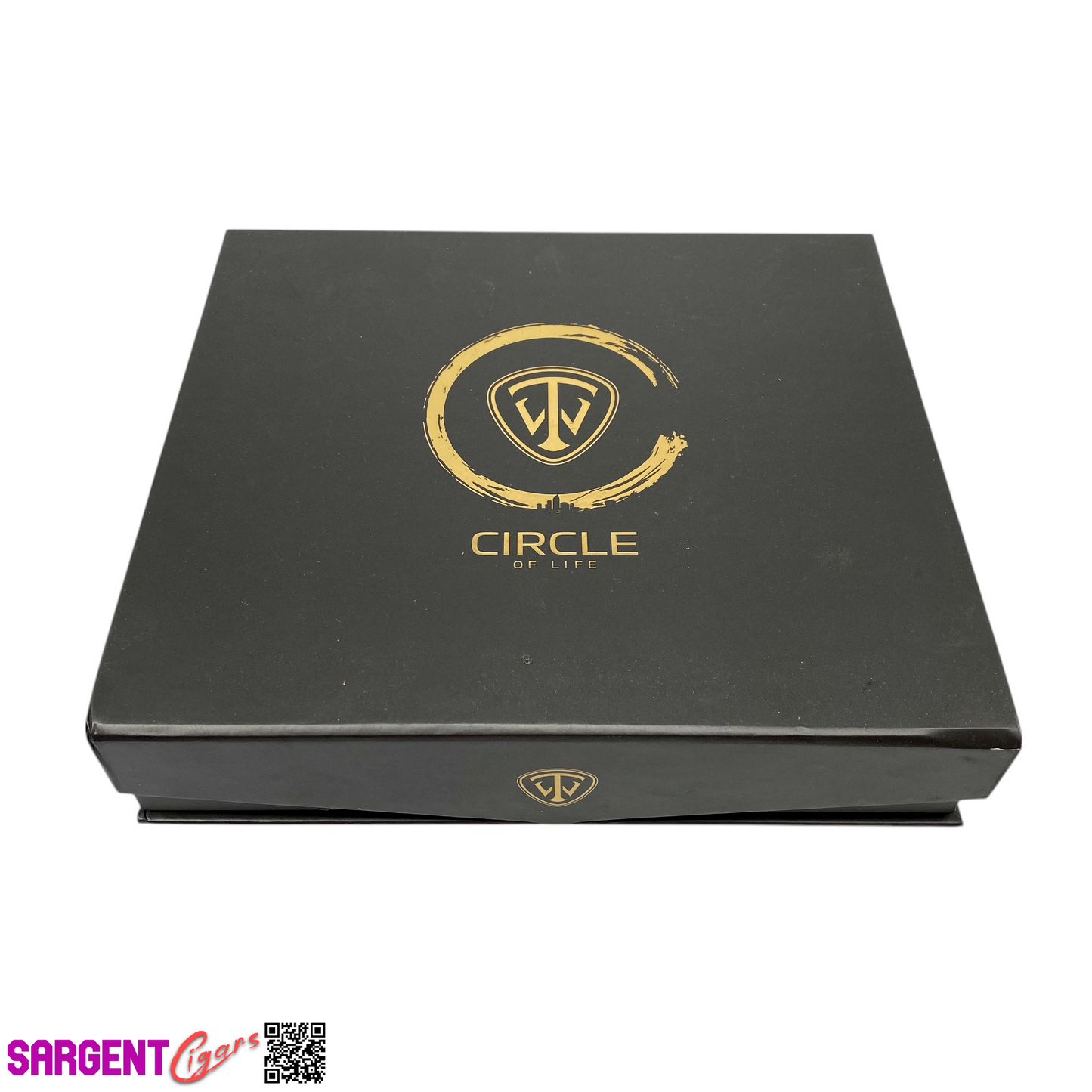 West Tampa Circle of Life Gigante Empty Cigar Box 9.75x8.5x2