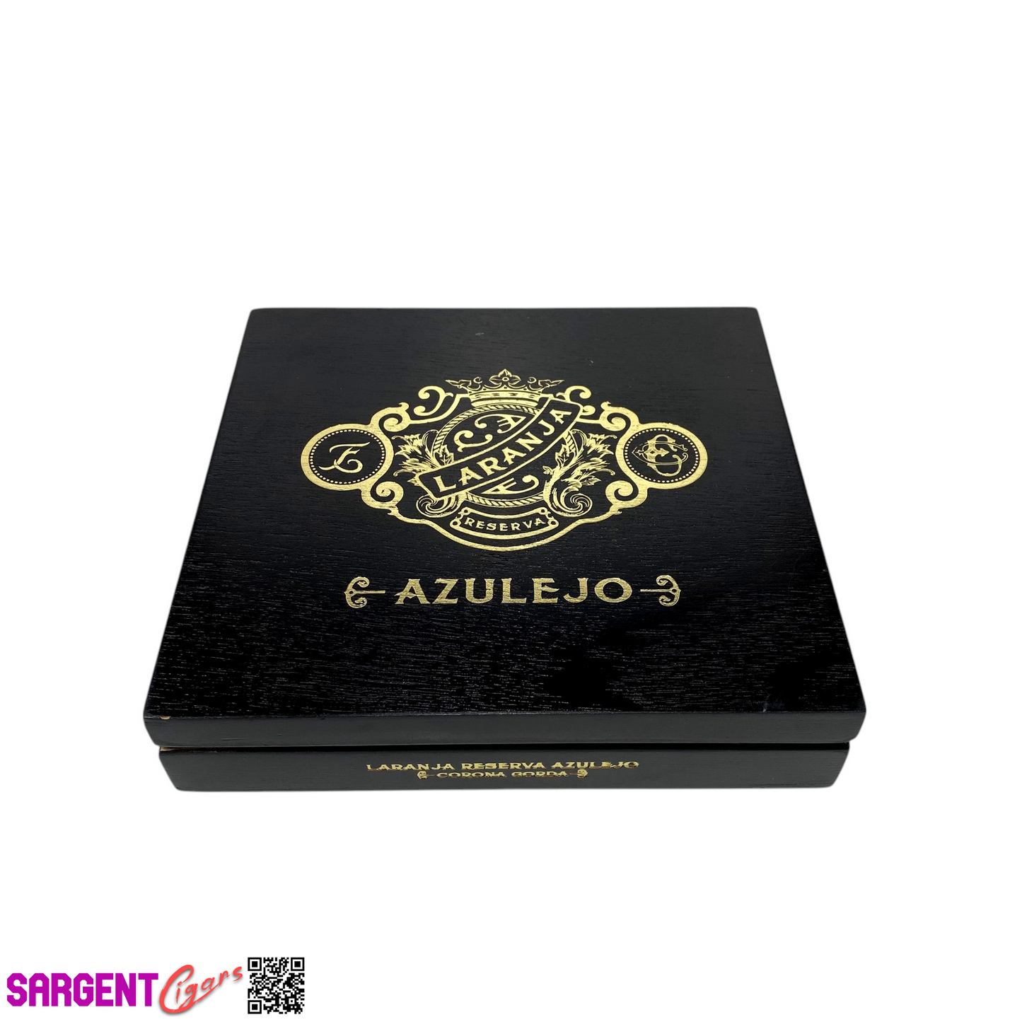 Espinosa Laranja Azulejo Corona Gorda Empty Wooden Cigar Box 7.5x7x1.5