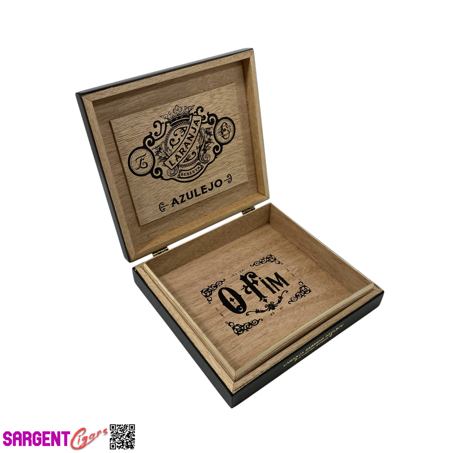 Espinosa Laranja Azulejo Corona Gorda Empty Wooden Cigar Box 7.5x7x1.5