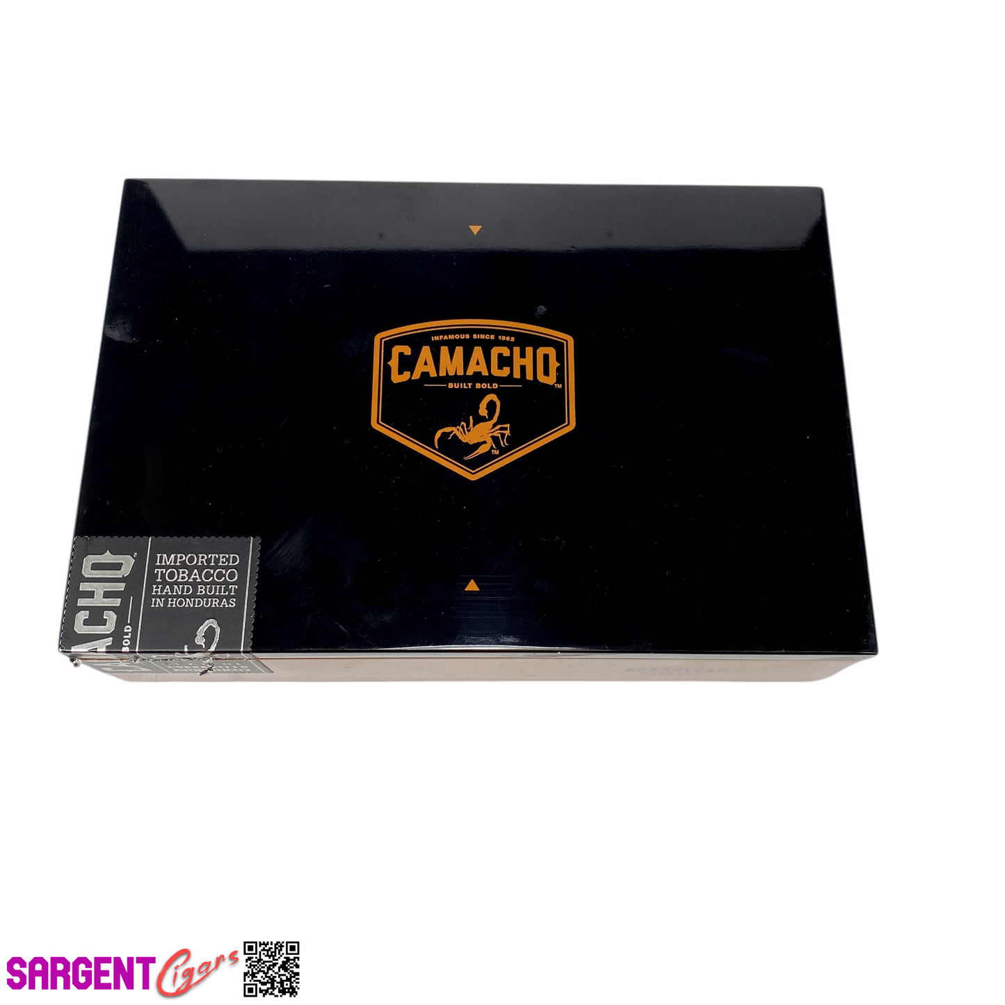 Camacho Broadleaf Robusto Empty Wooden Cigar Box 8.75x6x2.25