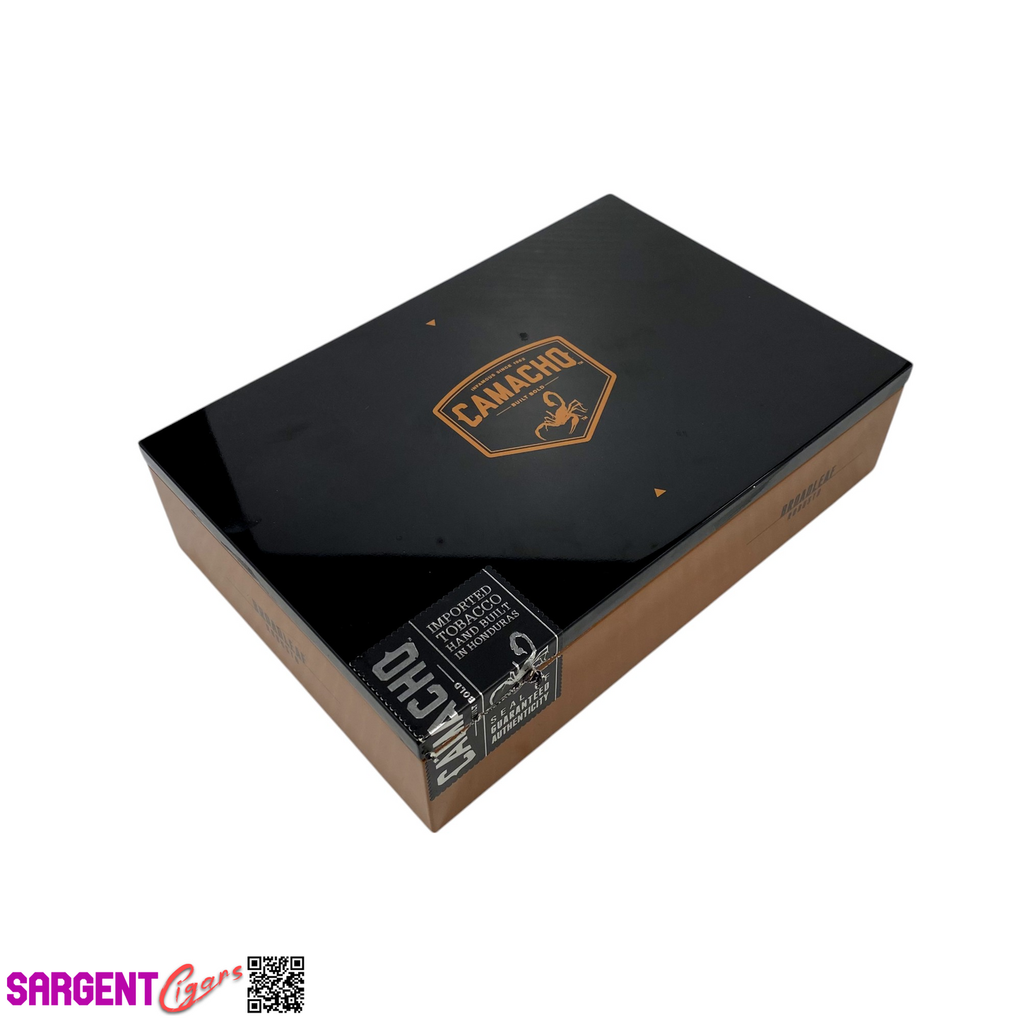 Camacho Broadleaf Robusto Empty Wooden Cigar Box 8.75x6x2.25