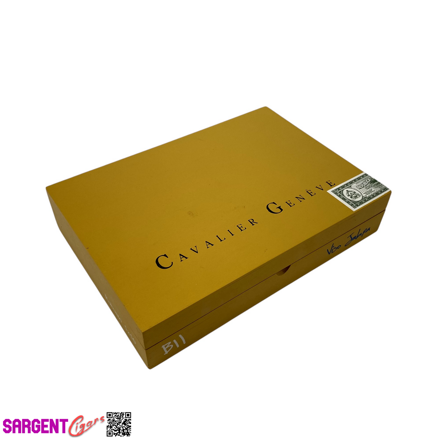 Cavalier B11 Robusto Empty Wooden Cigar Box 8.75x6x1.75