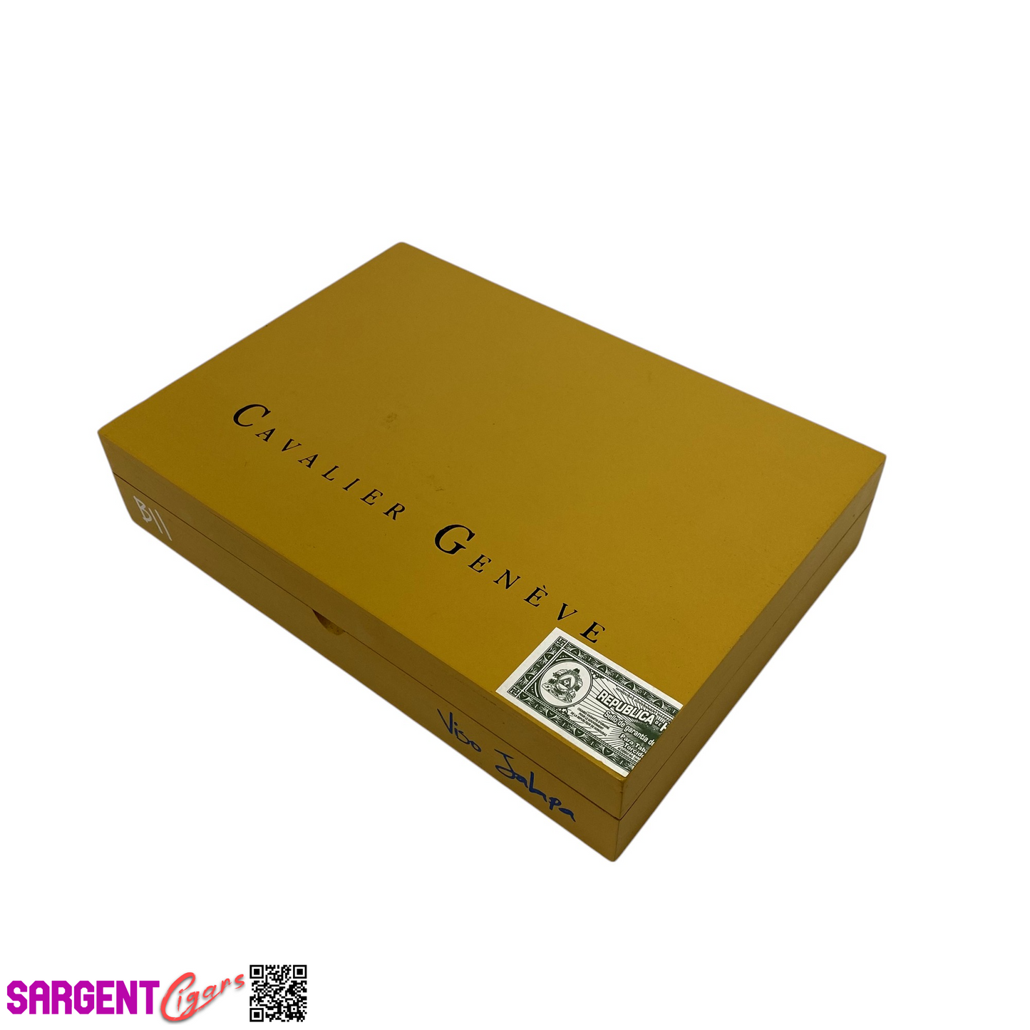 Cavalier B11 Robusto Empty Wooden Cigar Box 8.75x6x1.75