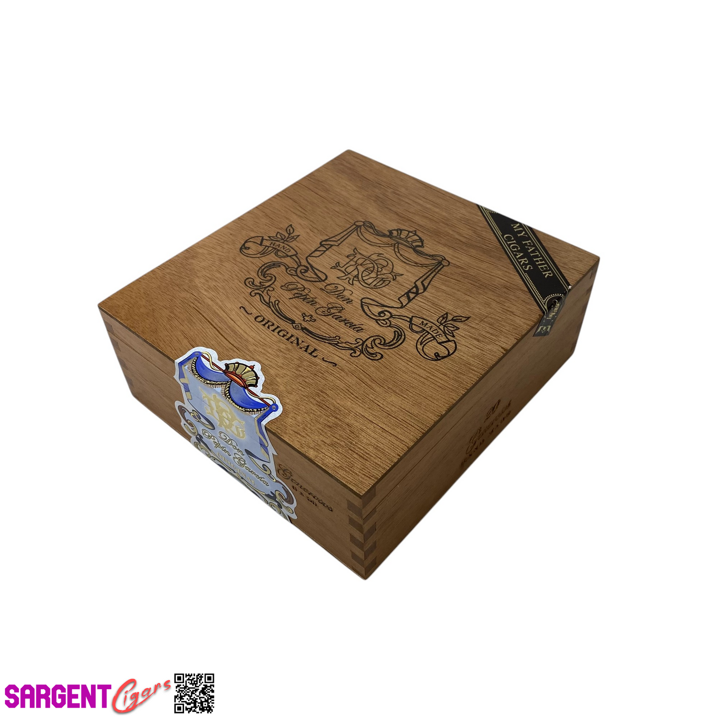 Don Pepin Garcia Original Generosos Empty Wooden Cigar Box 6.25x7x2.5