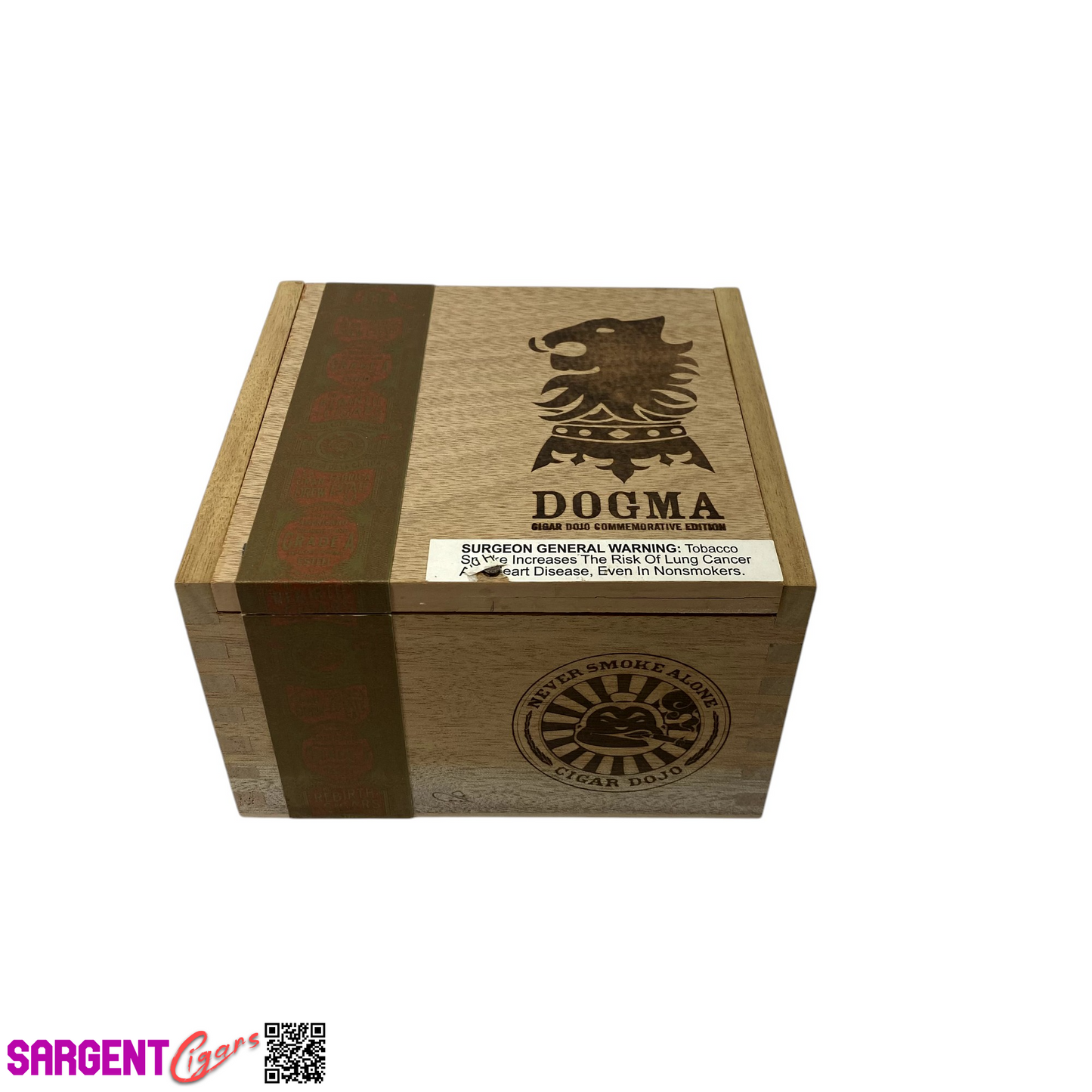Undercrown Sun Grown Dogma Empty Wooden Cigar Box 6.25x6x4