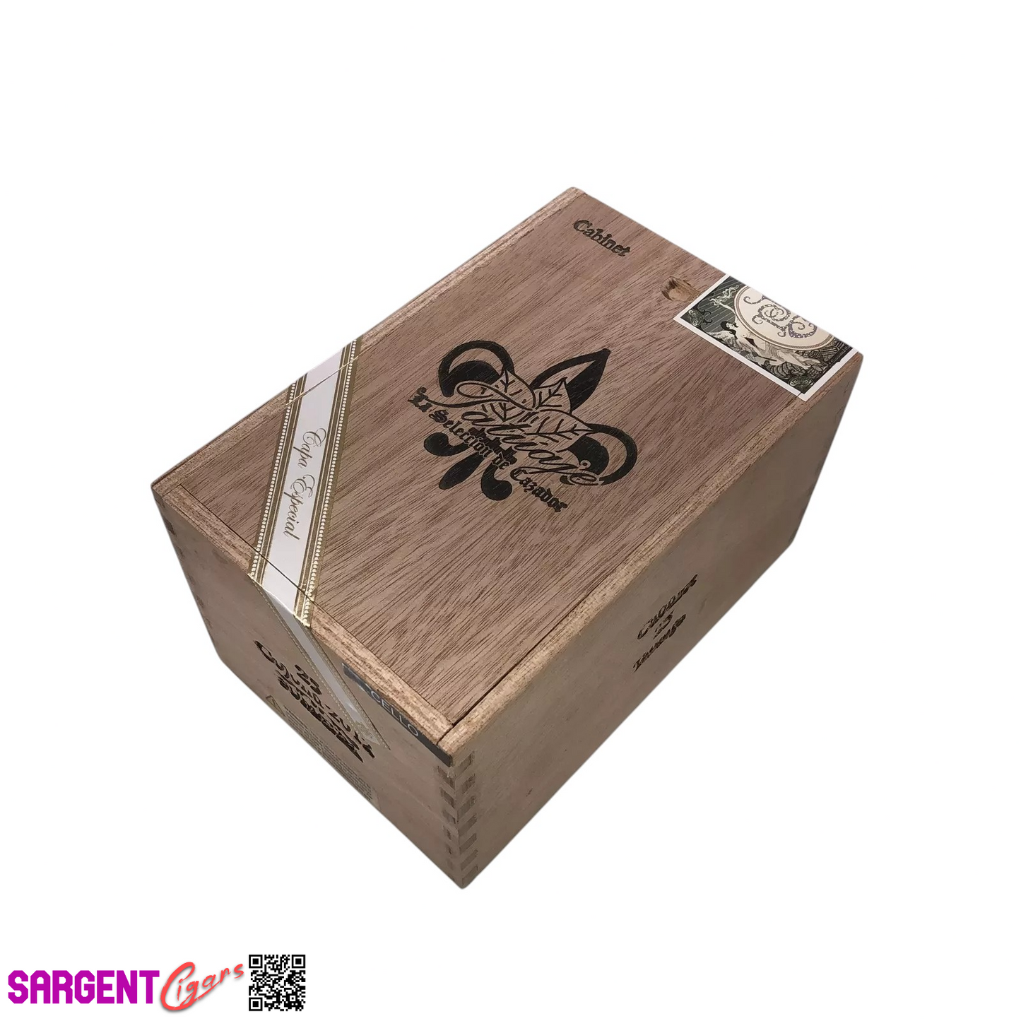 Tatuaje Cojonu 2012 Empty Wooden Cigar Box 4.75x7.25x4