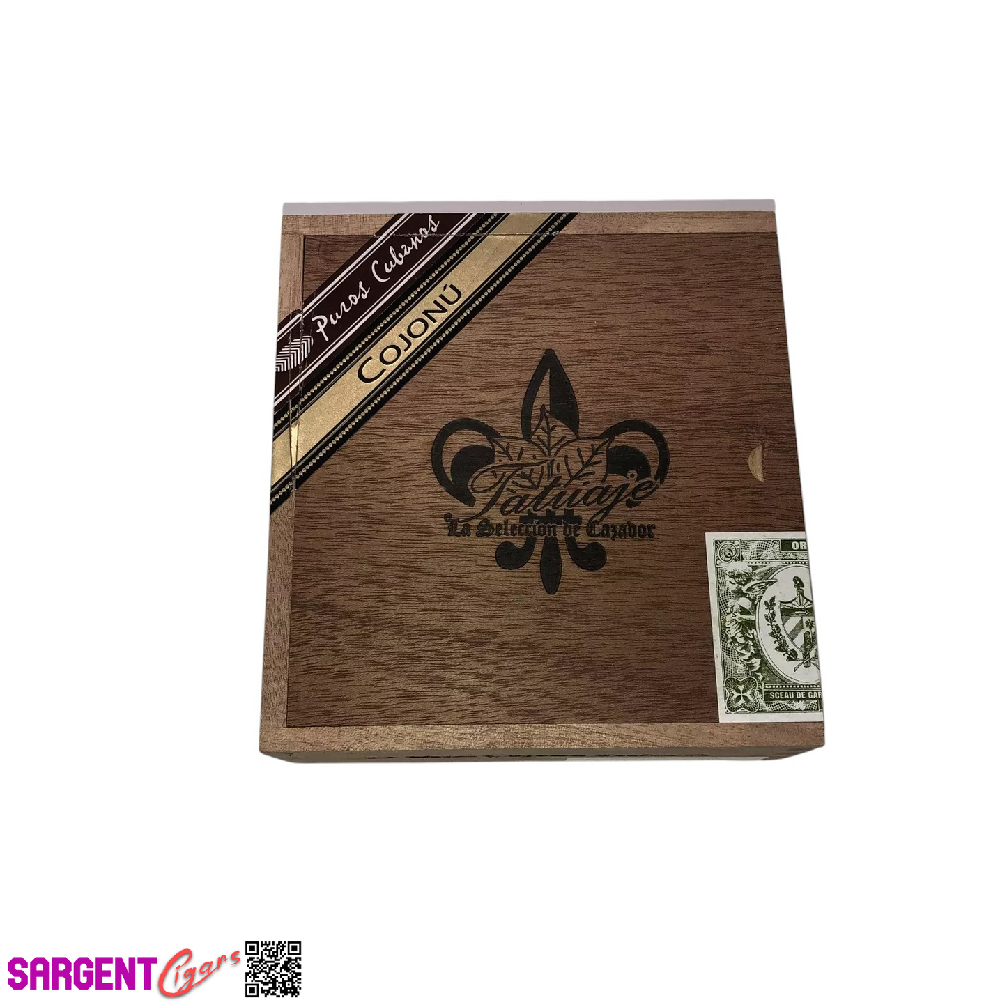 Tatuaje Gran Cojonu Empty Wooden Cigar Box 6x5.75x2.25