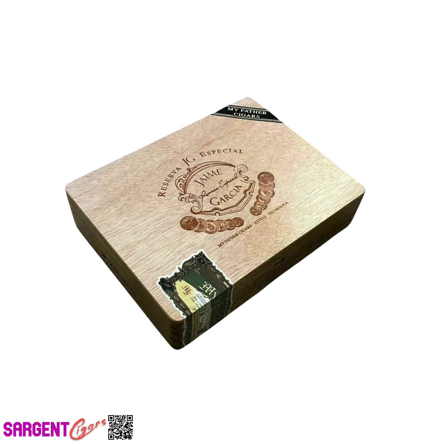 Jaime Garcia Toro Empty Wooden Cigar Box 9.5x7x2.25