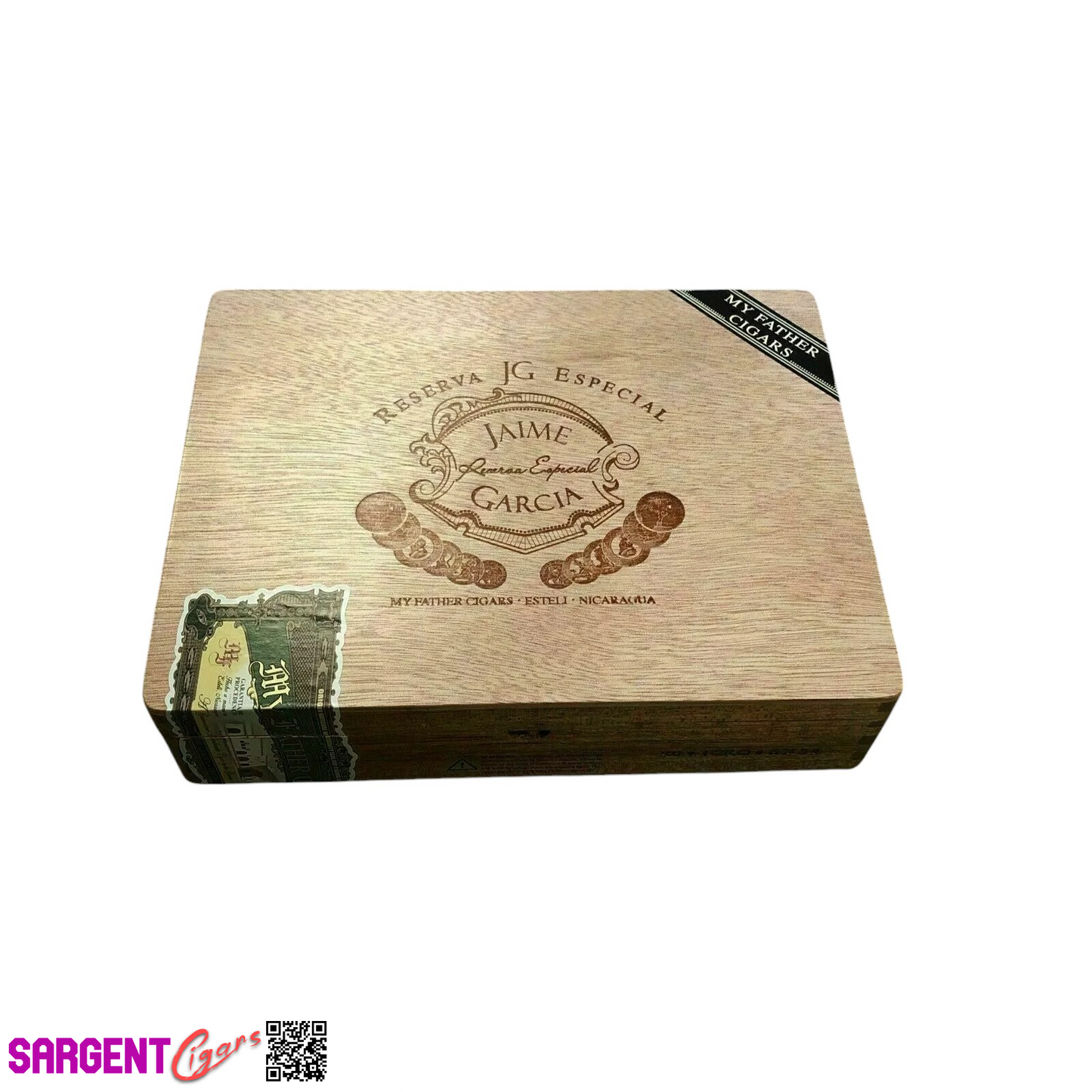 Jaime Garcia Toro Empty Wooden Cigar Box 9.5x7x2.25