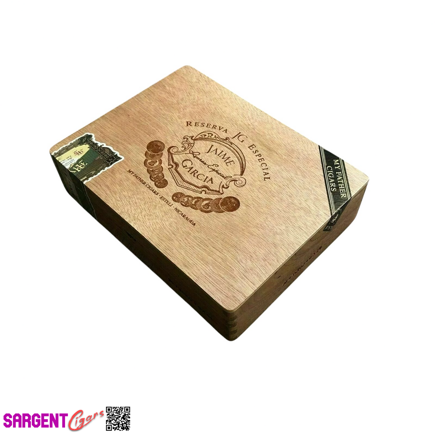 Jaime Garcia Toro Empty Wooden Cigar Box 9.5x7x2.25