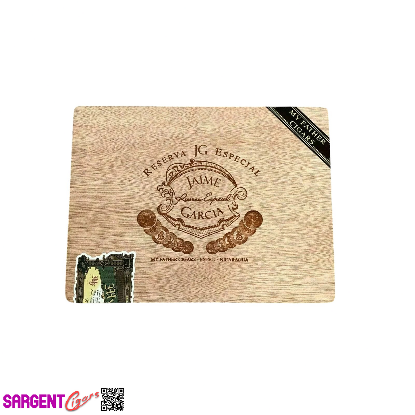 Jaime Garcia Toro Empty Wooden Cigar Box 9.5x7x2.25