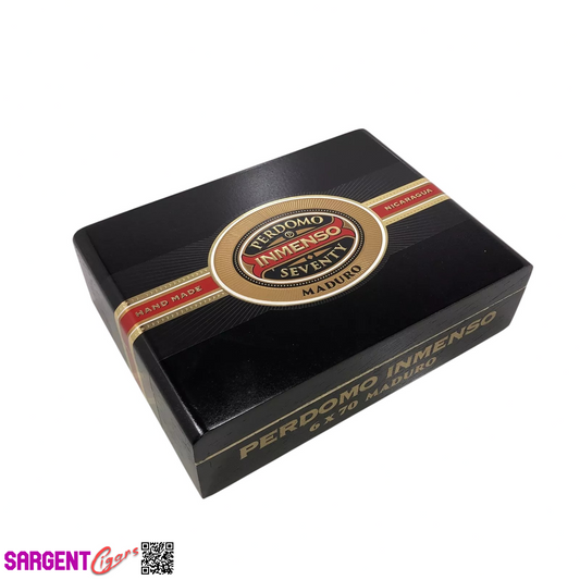 Perdomo Inmenso 6x70 Maduro Empty Wooden Cigar Box 9.75x7x2.75