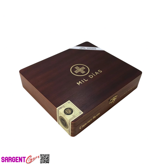 Mil Dias Double Robusto Empty Wooden Cigar Box 8.75x7.75x1.75