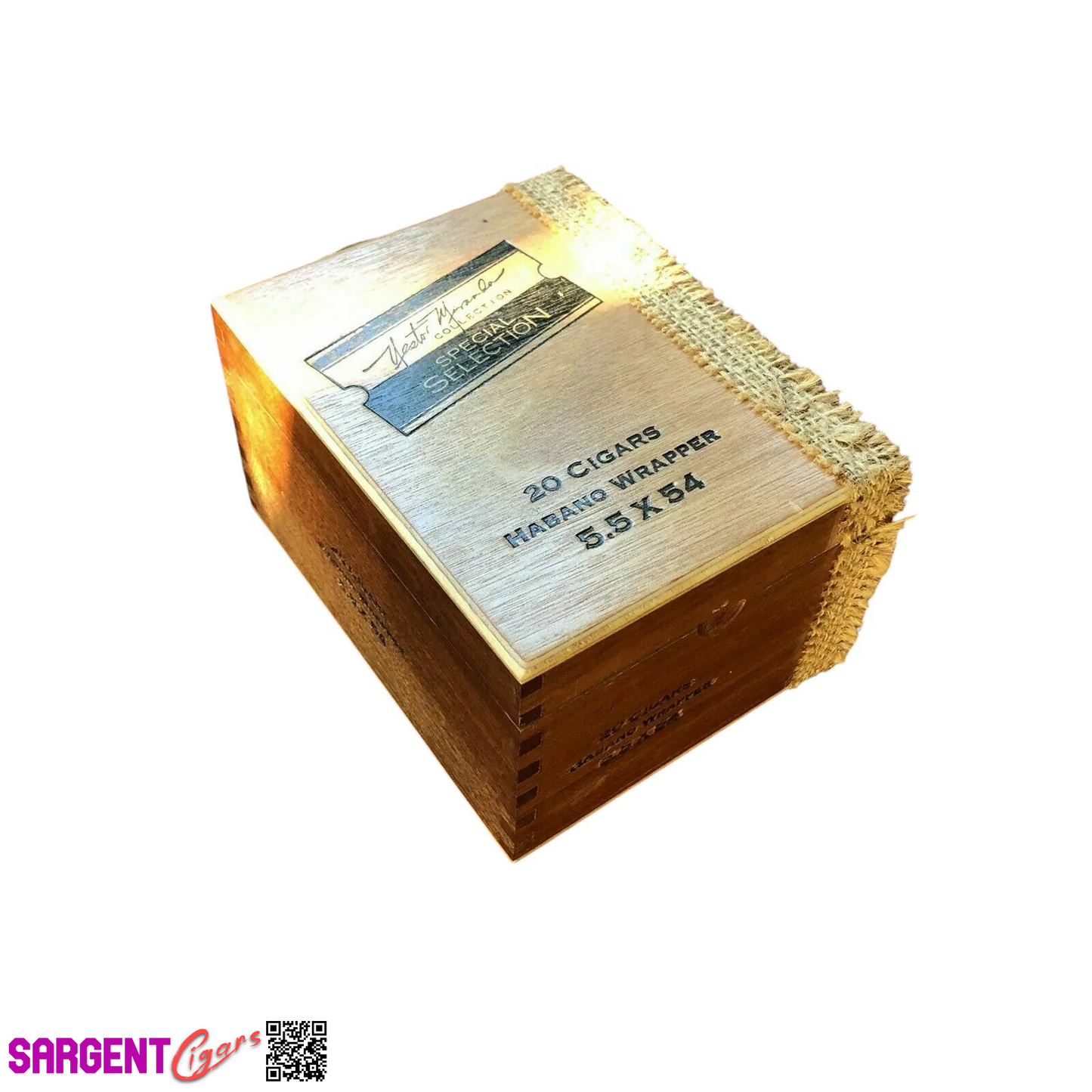 Nestor Miranda Special Selection Empty Wooden Cigar Box 5x6.5x3.5