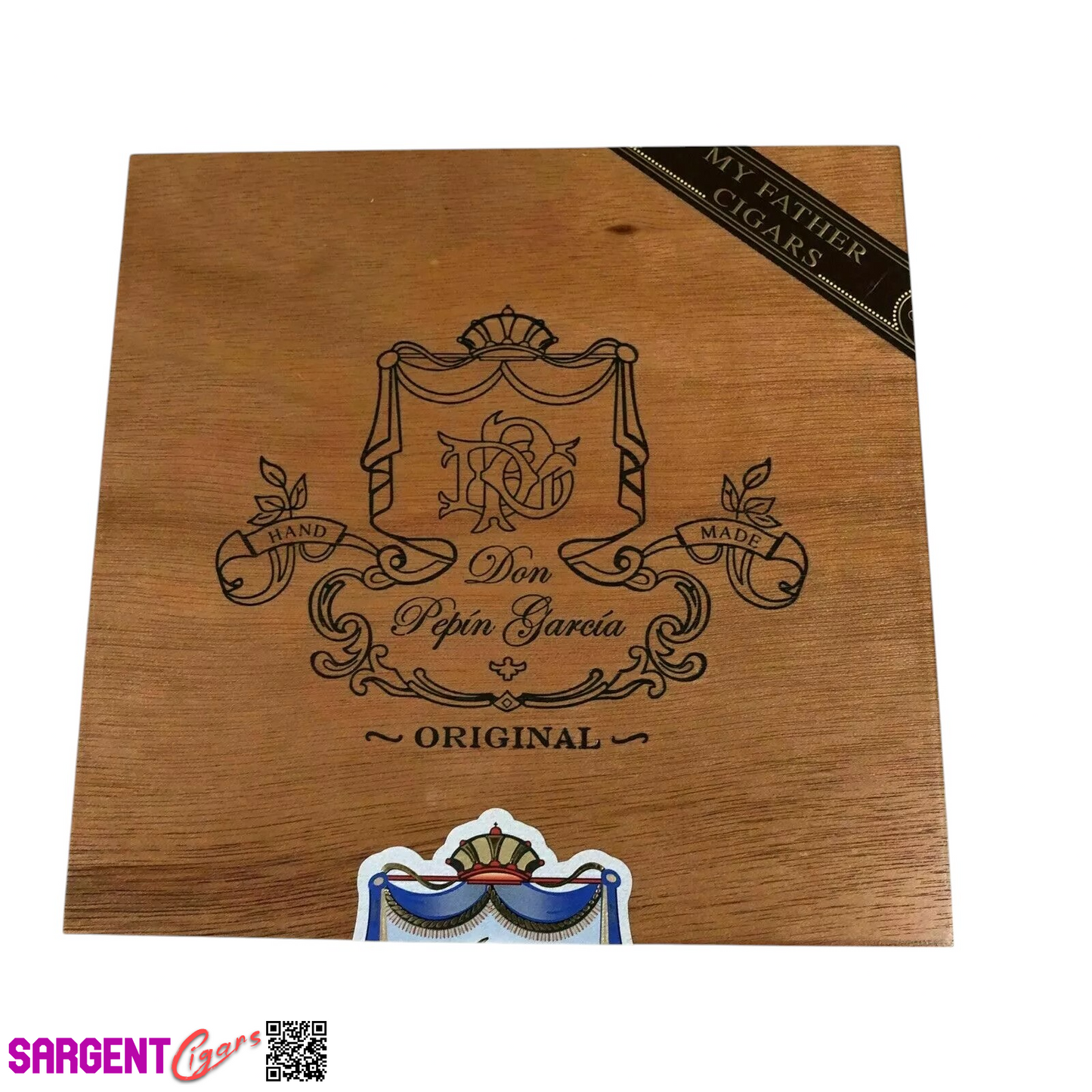 Don Pepin Garcia Original Invictos Empty Wooden Cigar Box 7x6x3