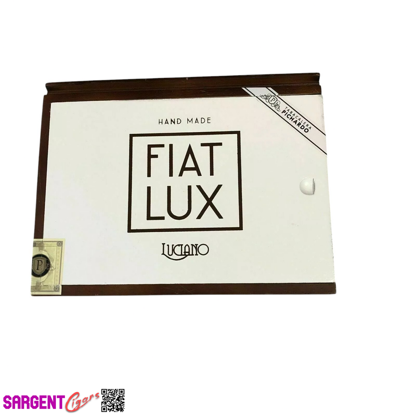 Fiat Lux Acumen Empty Wooden Cigar Box 9.25x7.25x2.5