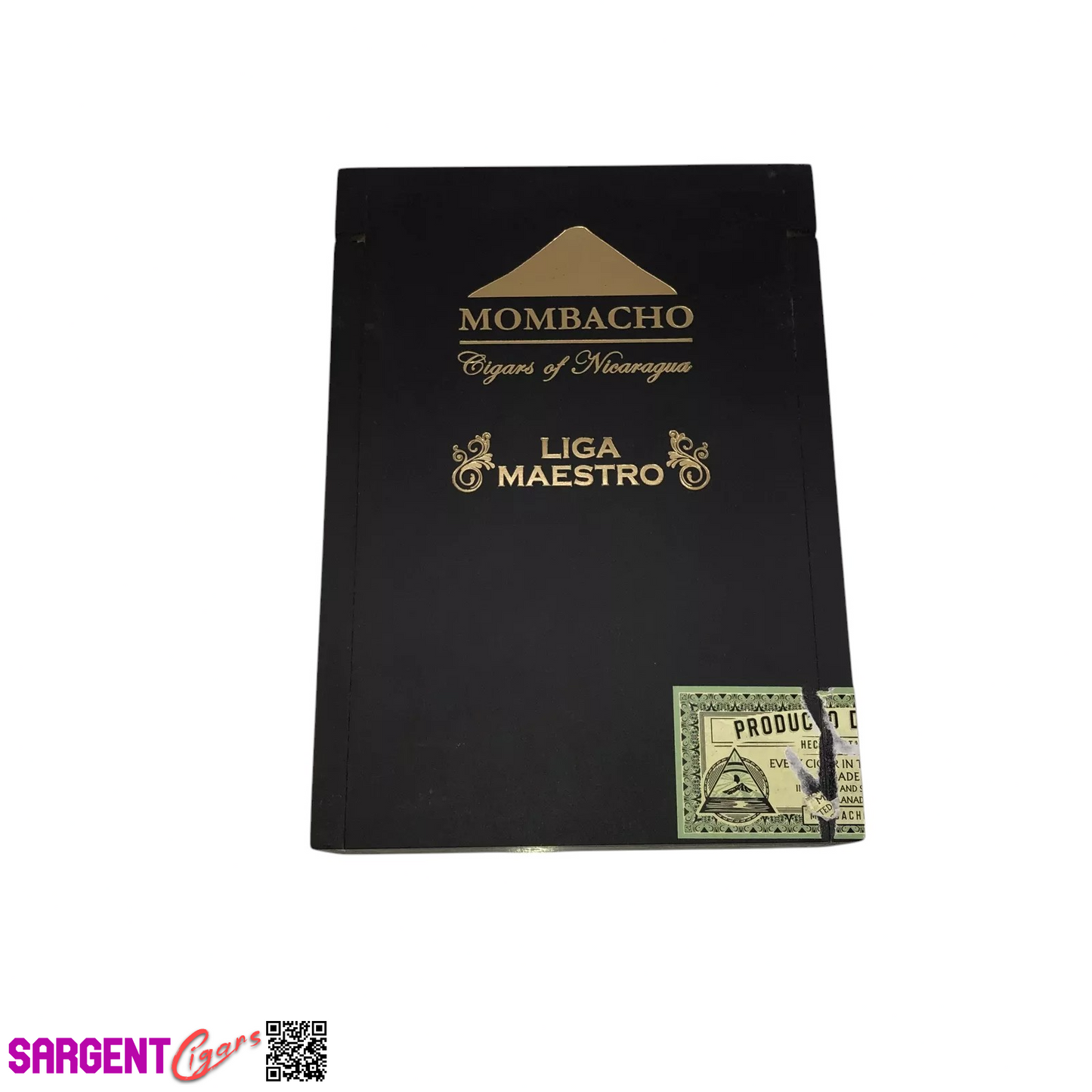 Mombacho Liga Maestro Empty Wooden Cigar Box 5.5x7.75x2