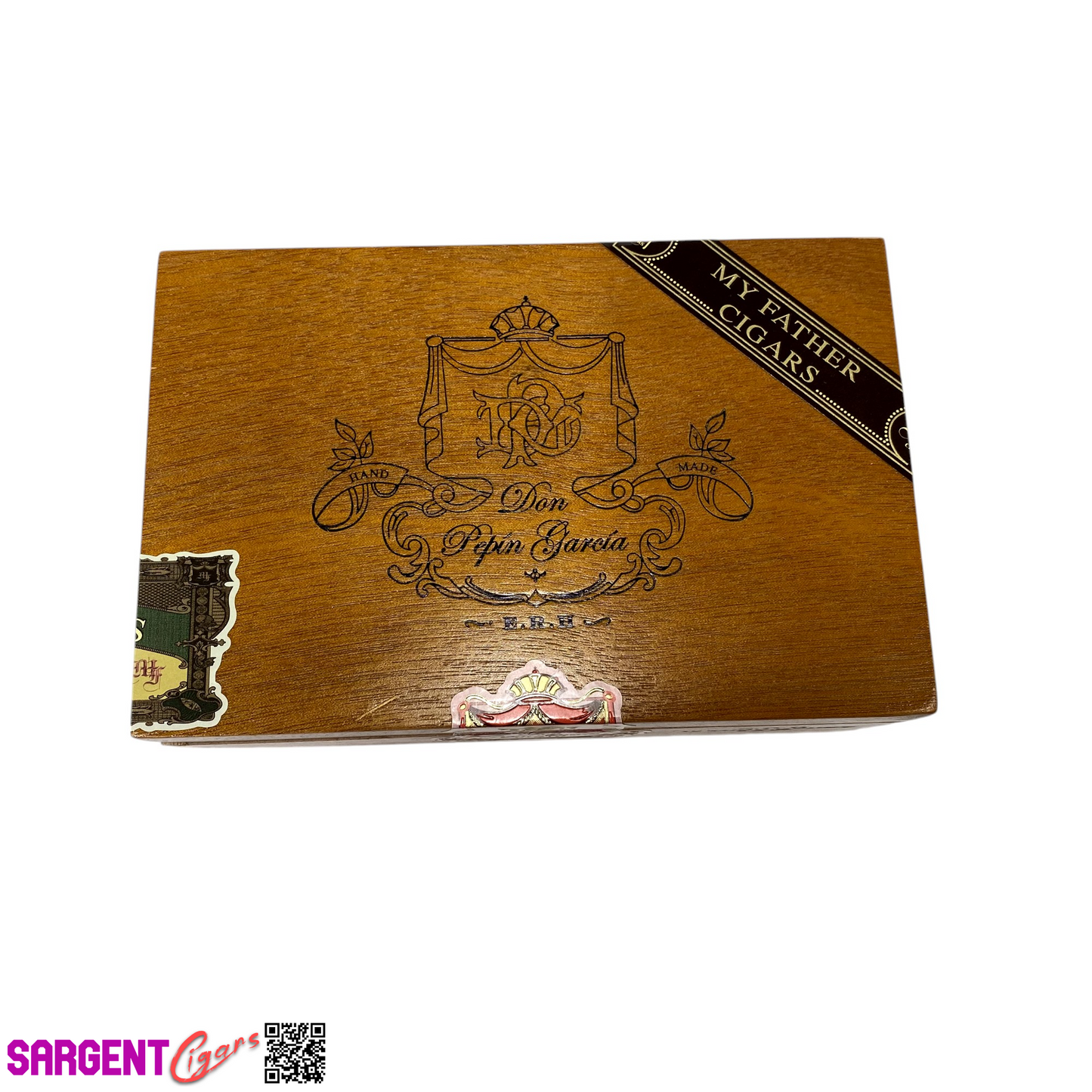 Don Pepin Garcia ERH Toro Gordo Empty Wooden Cigar Box 7x4.75x3