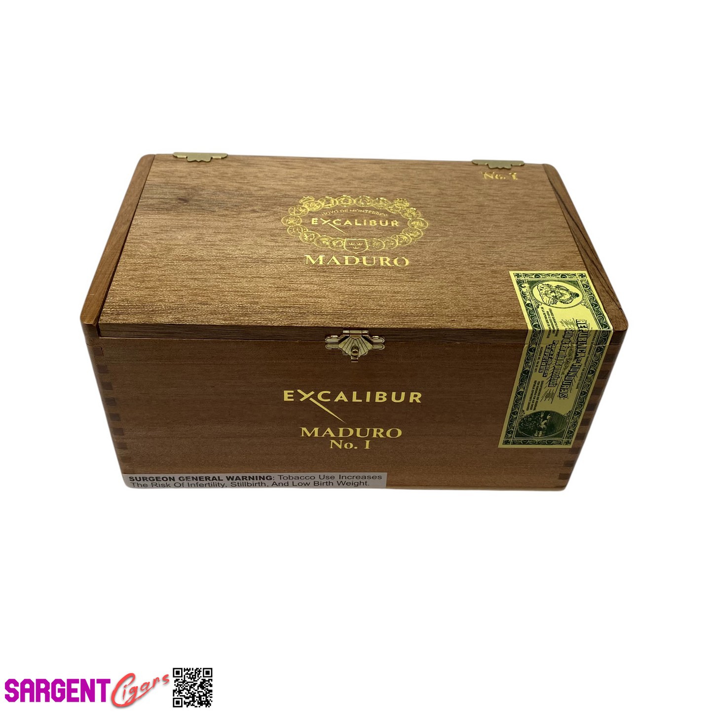 Hoyo De Monterrey Excalibur Empty Wooden Cigar Box 8x5x4