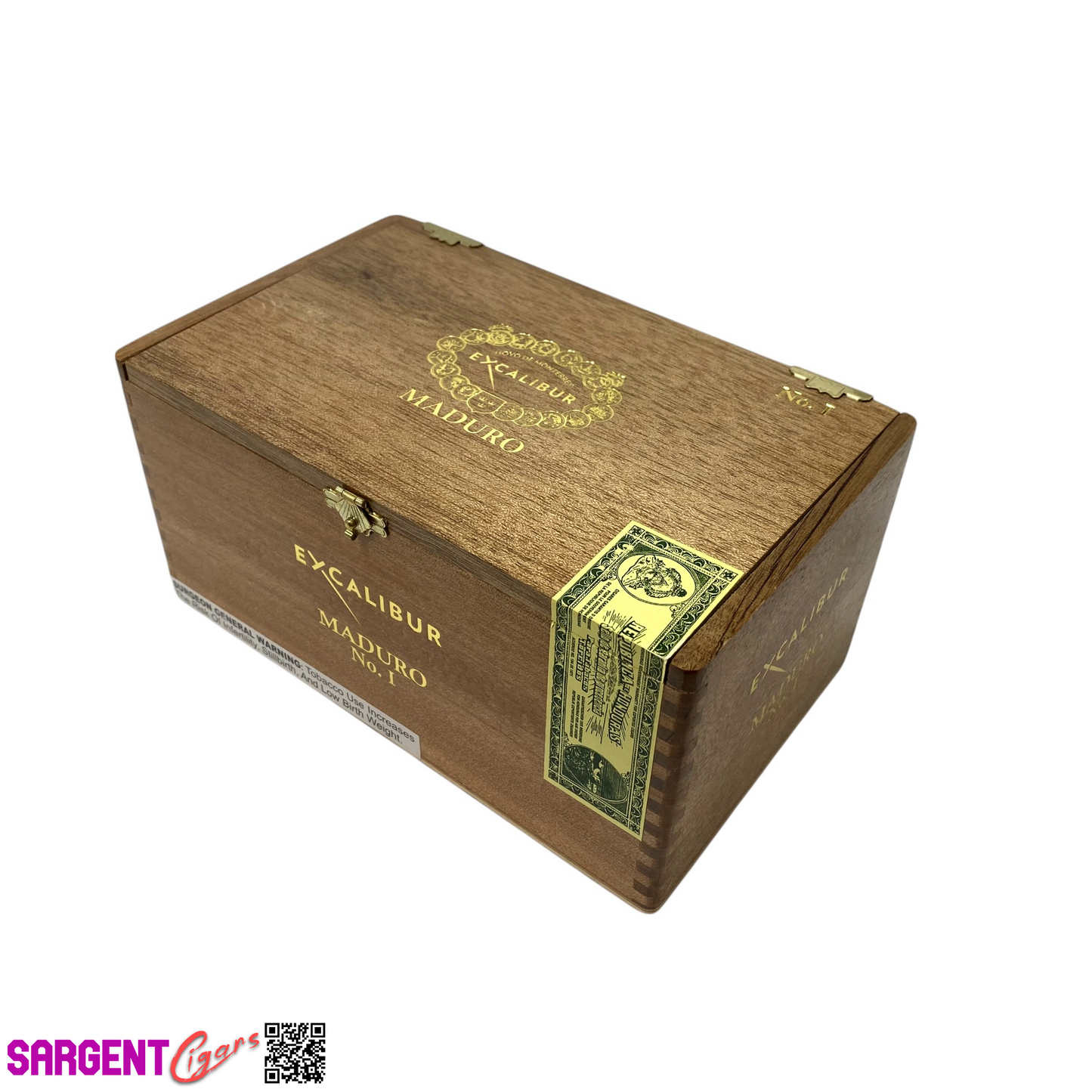 Hoyo De Monterrey Excalibur Empty Wooden Cigar Box 8x5x4