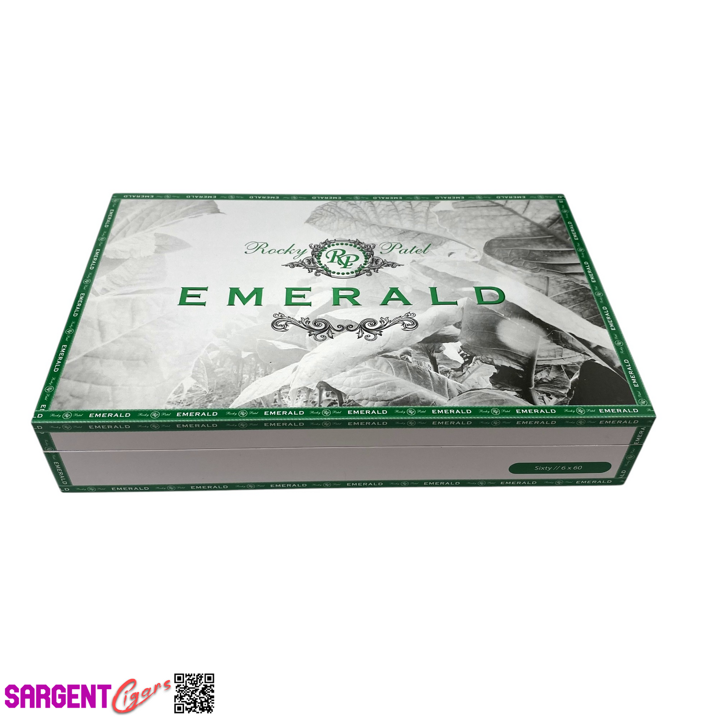 Rocky Patel Emerald Sixty Empty Wooden Cigar Box 11x7x2