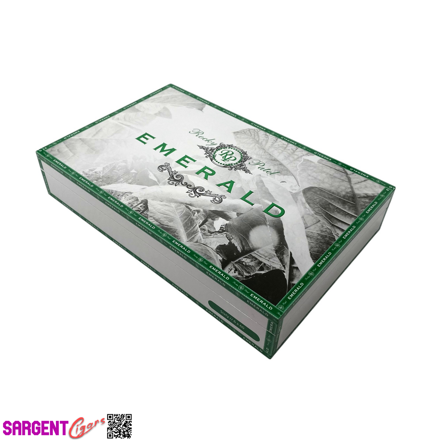 Rocky Patel Emerald Sixty Empty Wooden Cigar Box 11x7x2