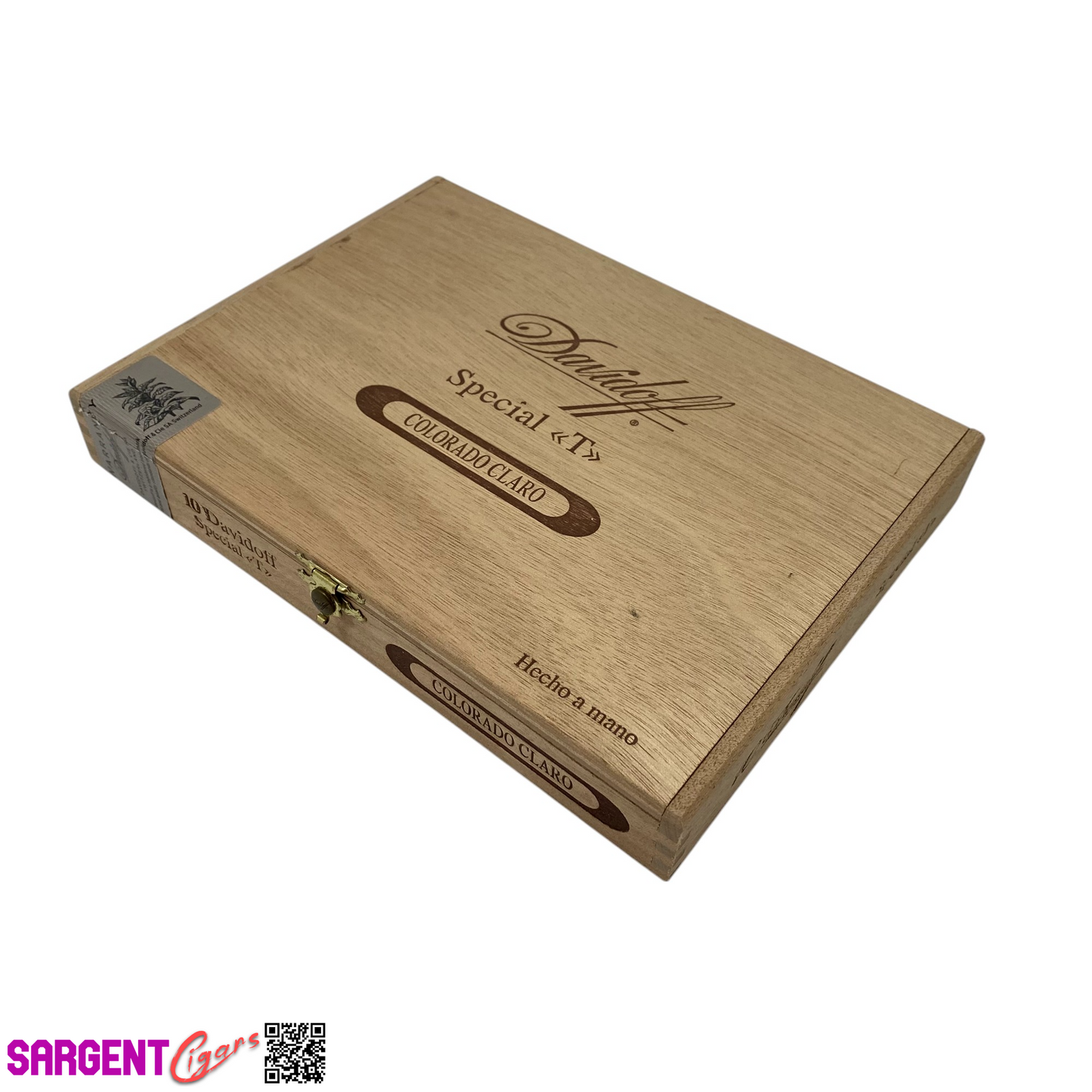 Davidoff Colorado Claro Special T Empty Wooden Cigar Box 8.75x6.75x1.25