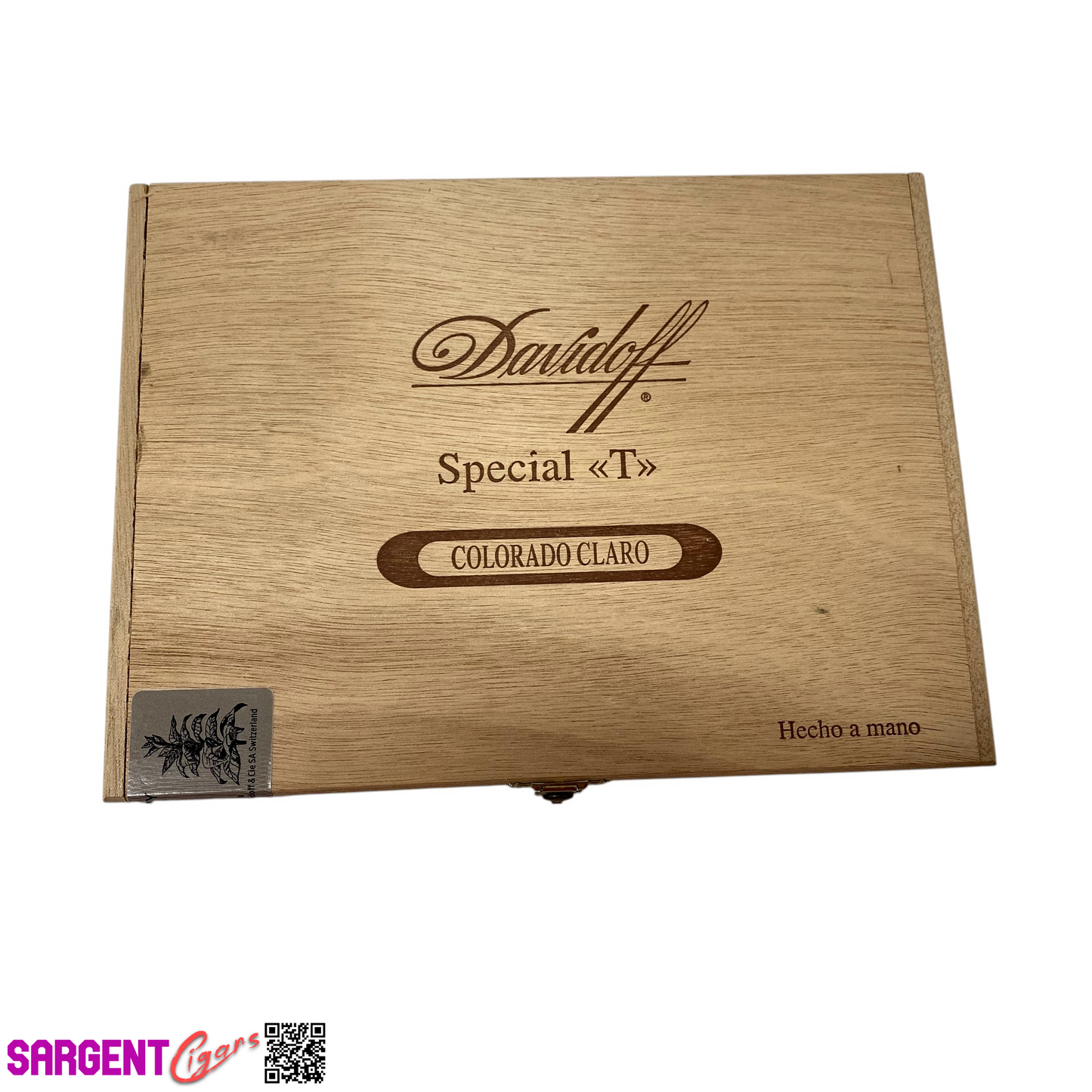 Davidoff Colorado Claro Special T Empty Wooden Cigar Box 8.75x6.75x1.25