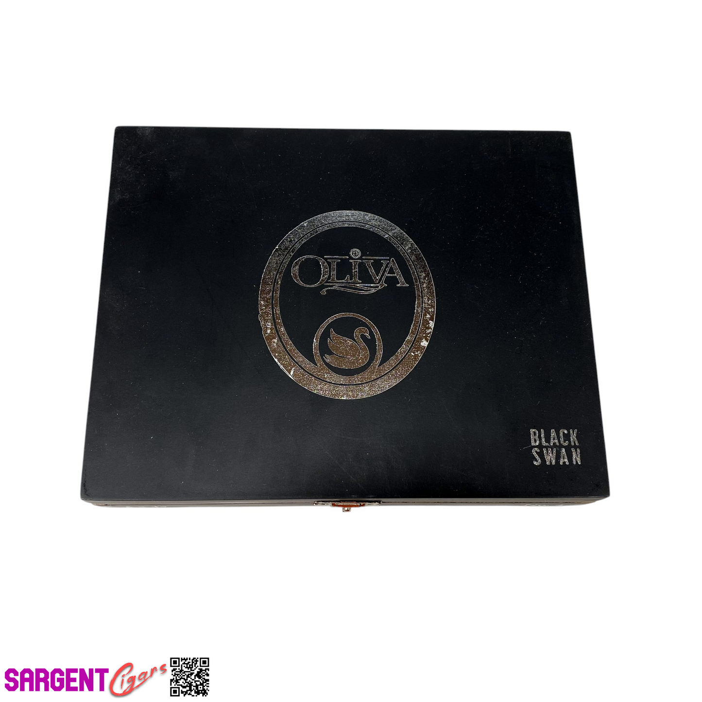 Oliva Black Swan No4 Empty Wooden Cigar Box 7.5x6x1.25