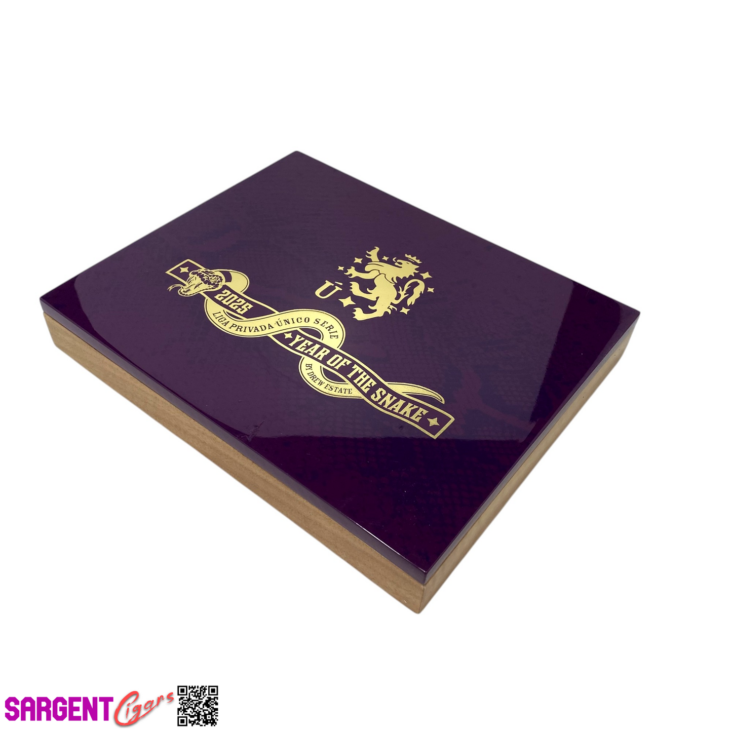 Liga Privada Year of the Snake 2025 Empty Wooden Cigar Box 9.75x8x1.25