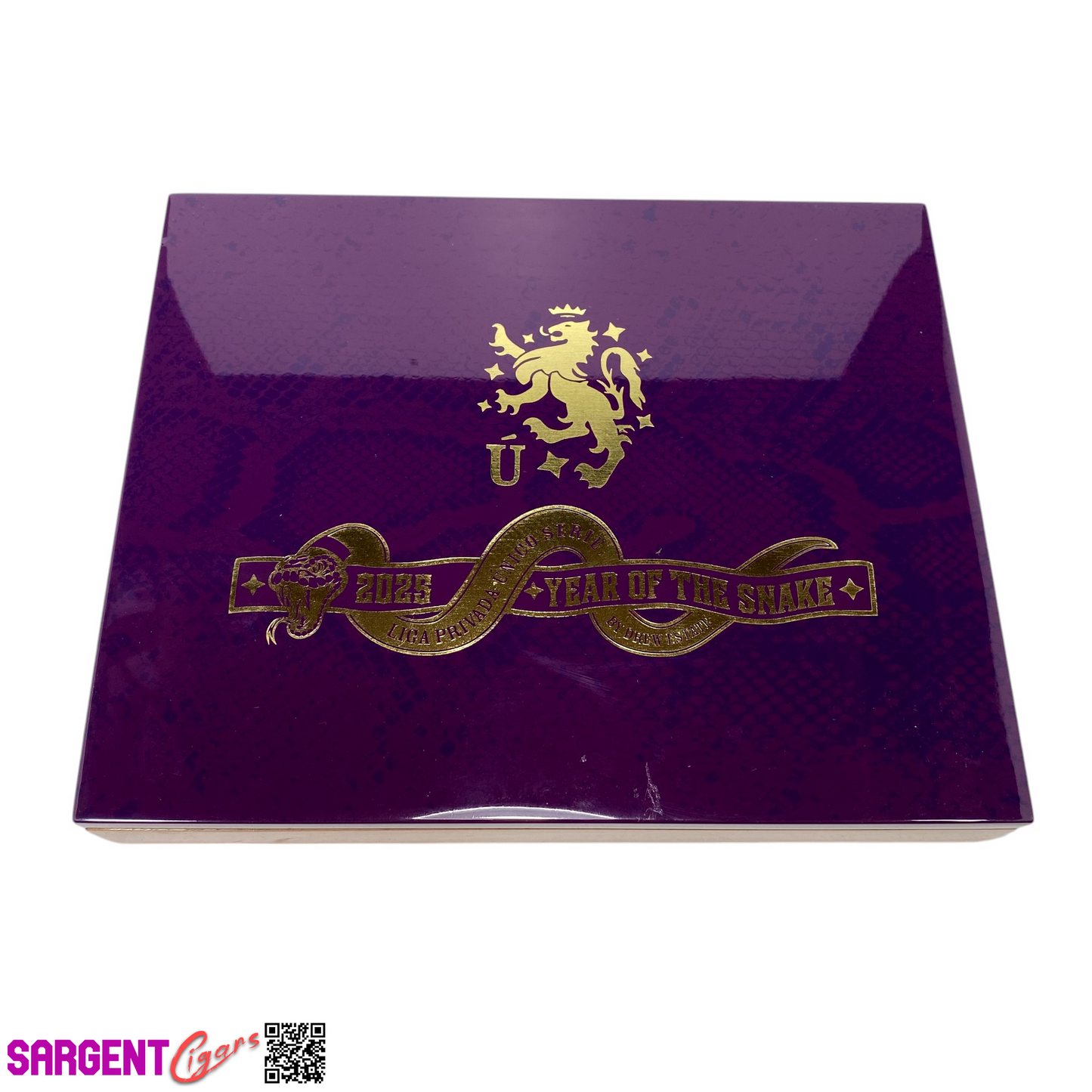 Liga Privada Year of the Snake 2025 Empty Wooden Cigar Box 9.75x8x1.25
