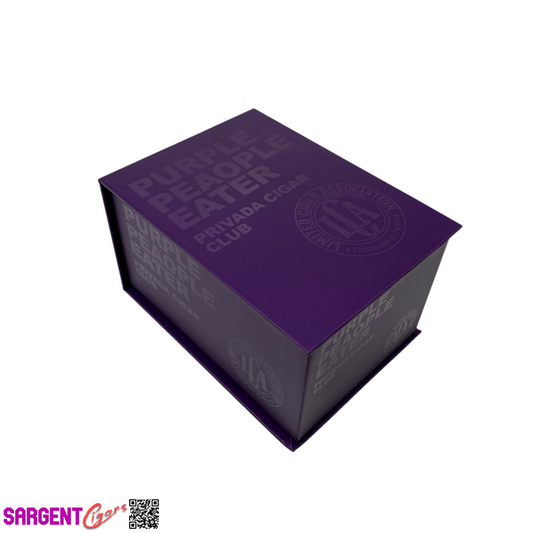 LCA Purple Peaople Eater Empty Cigar Box 5x6.75x3.75