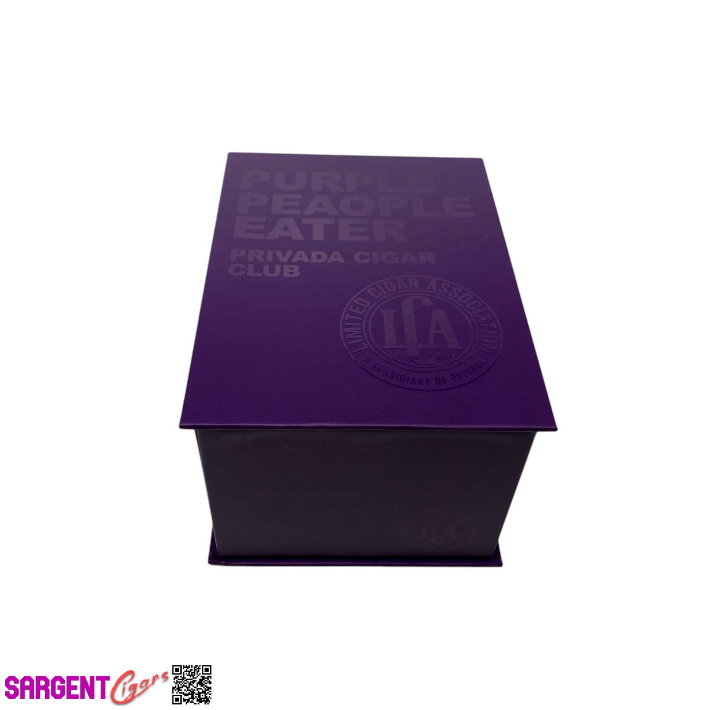 LCA Purple Peaople Eater Empty Cigar Box 5x6.75x3.75
