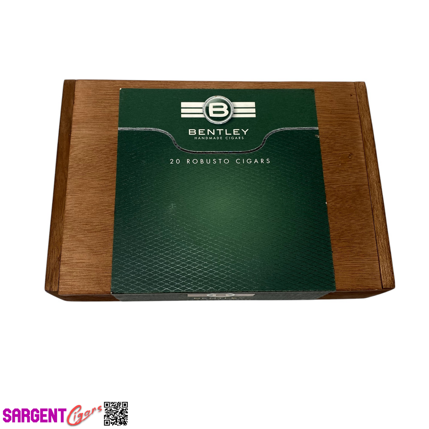 Bentley Robusto Empty Wooden Cigar Box 8.5x6x2