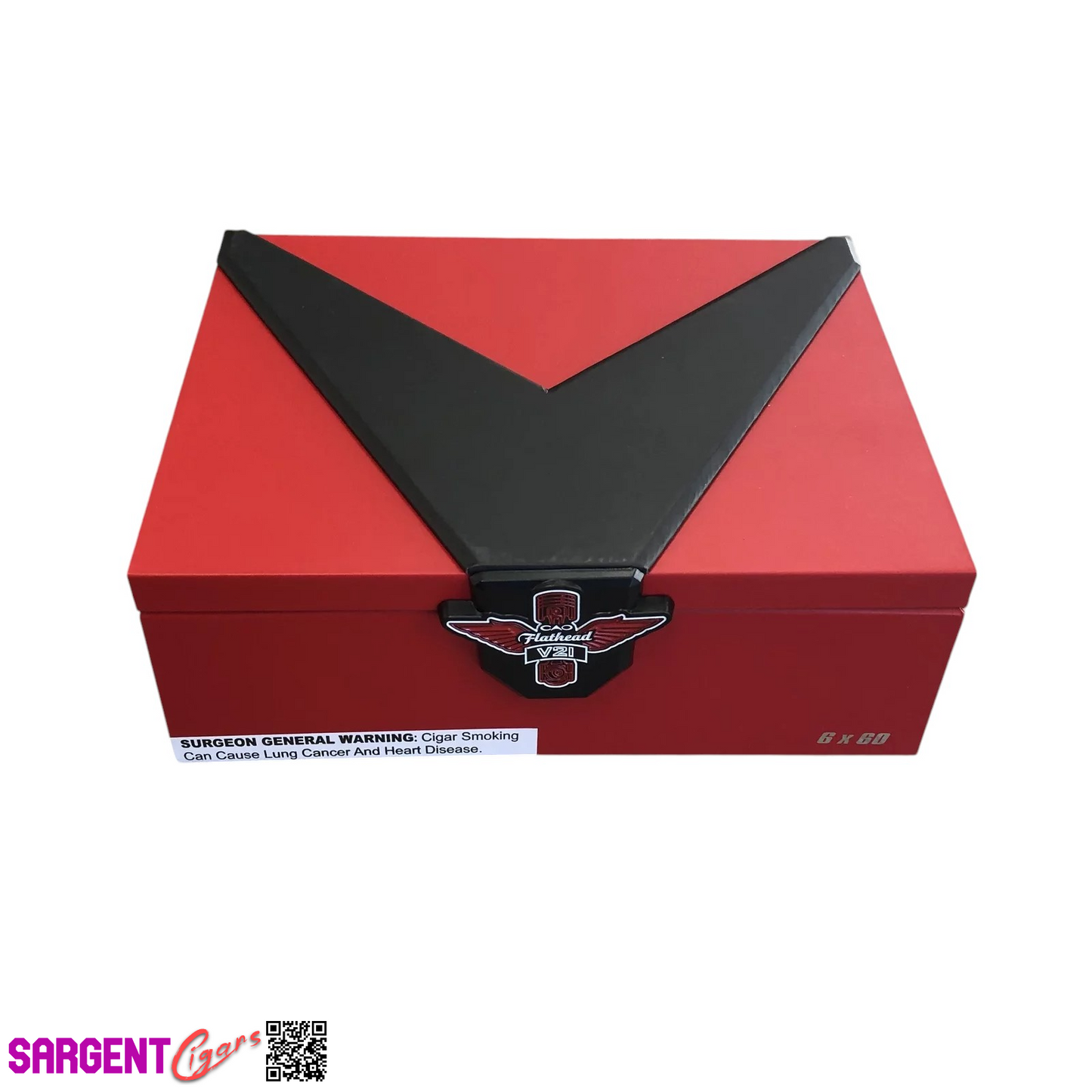 CAO Flathead V21 660 Empty Wooden Cigar Box 9.25x7x3.5